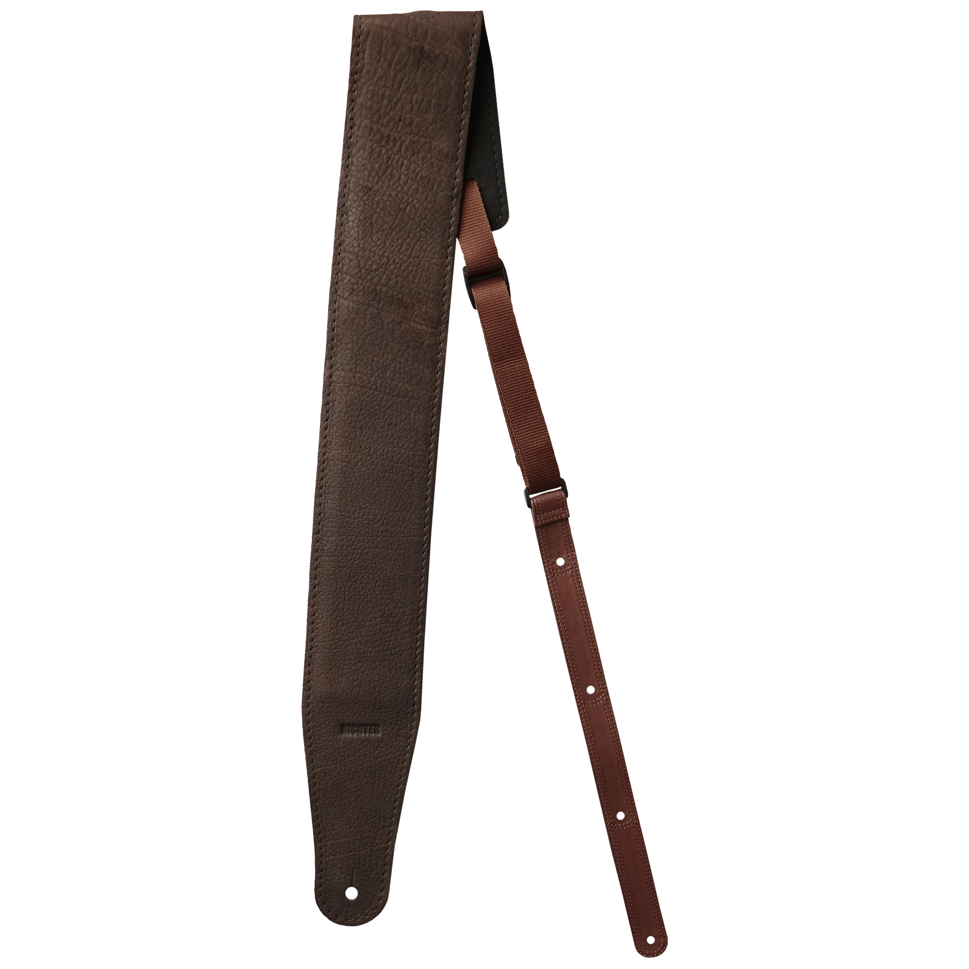 Richter Beavertail Gitarrengurt Bullneck Wild Brown 1