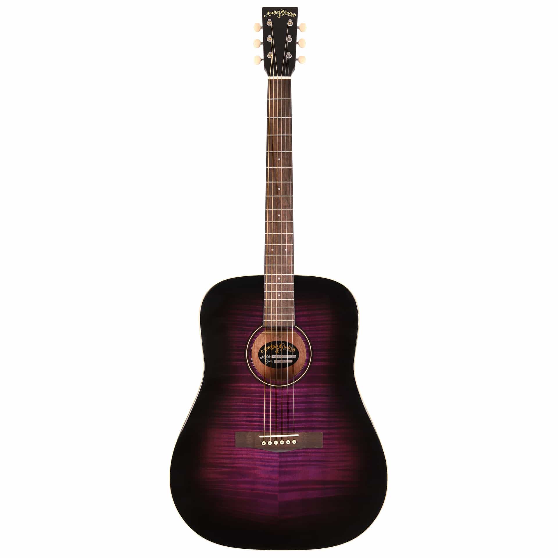 Anchor Guitars Flame Purple Burst Ltd.