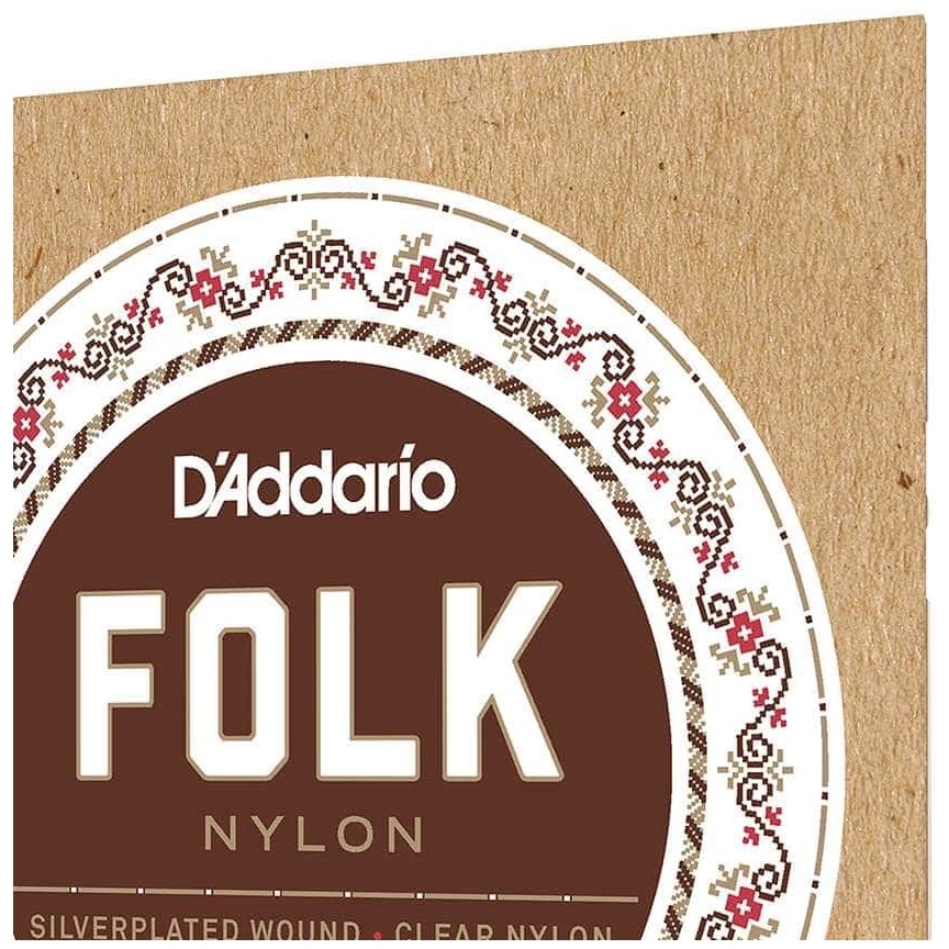 D’Addario - D’Addario EJ32 - Classical Folk Nylon, Ball End 028-045 - 4