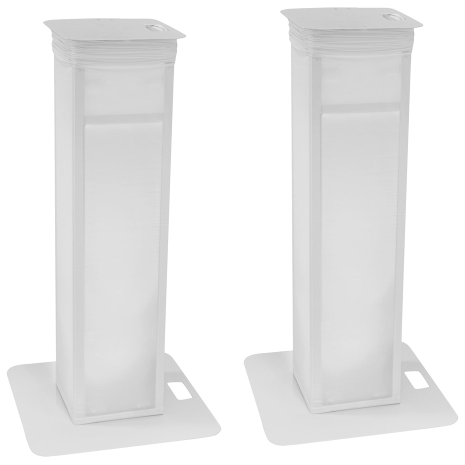 Eurolite 2x Stage Stand variabel inkl. Cover und Tasche    - weiß -