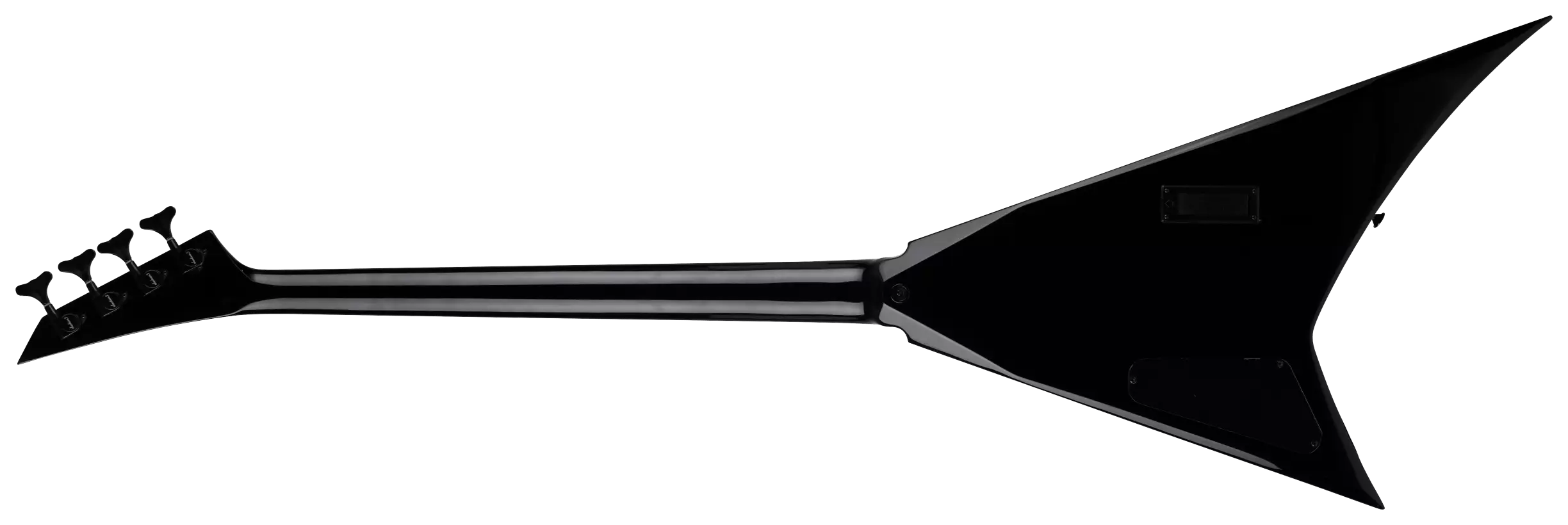 Jackson X Series RRB IV Rhoads Bass Amaranth Black with White Pinstripes 2