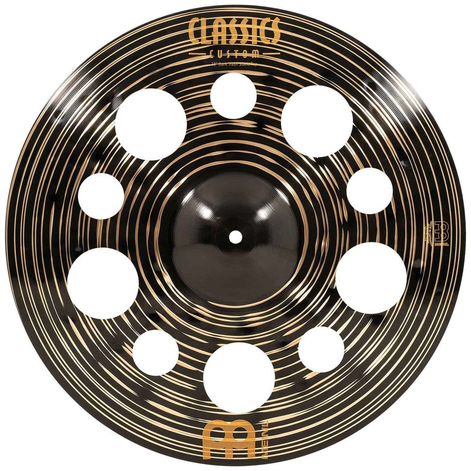 Meinl Cymbals - Meinl Cymbals CC-18DASTK - 18 Classics Custom Dark Trash Stack - 4