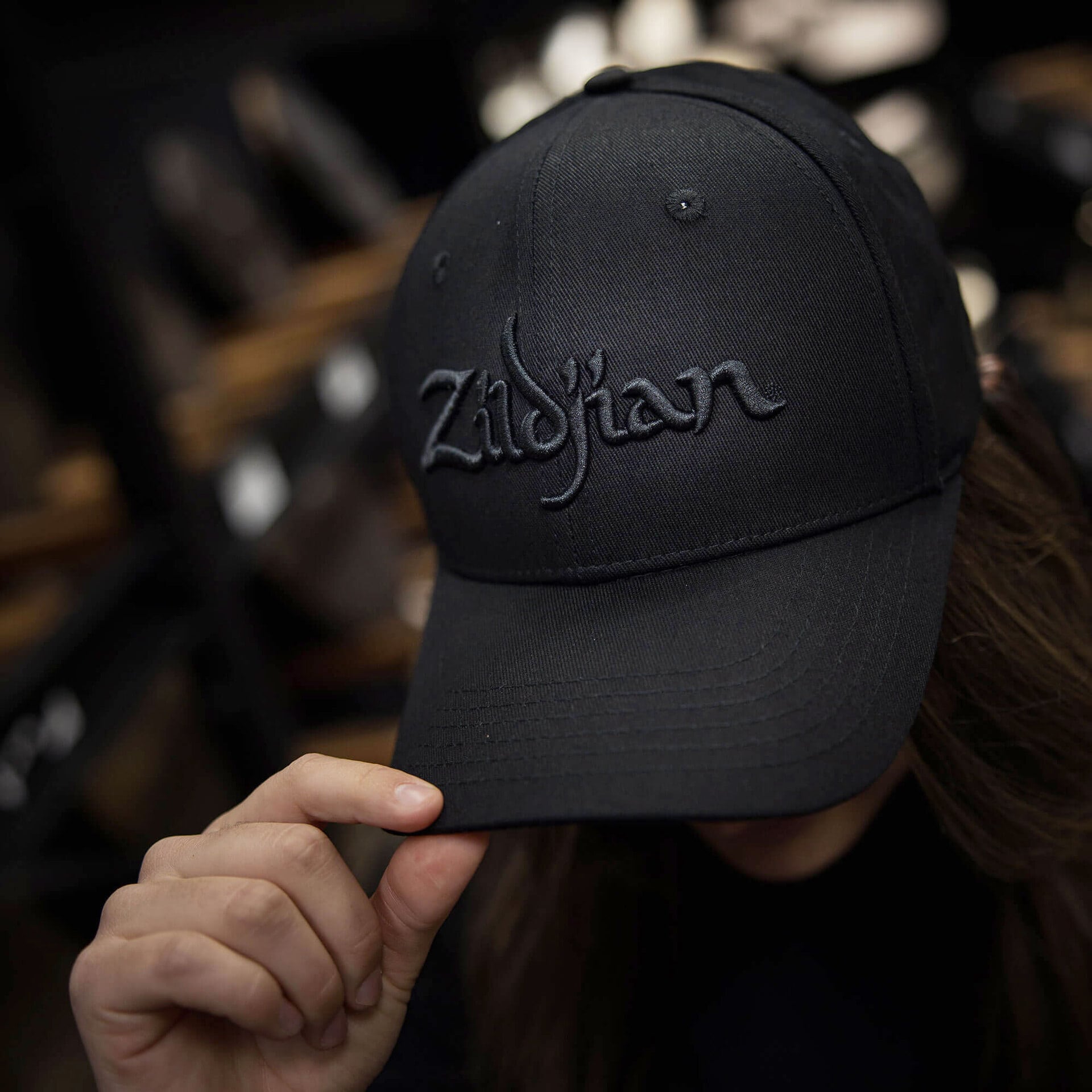 Zildjian Blackout Stretch Fit Hat S/M black 6