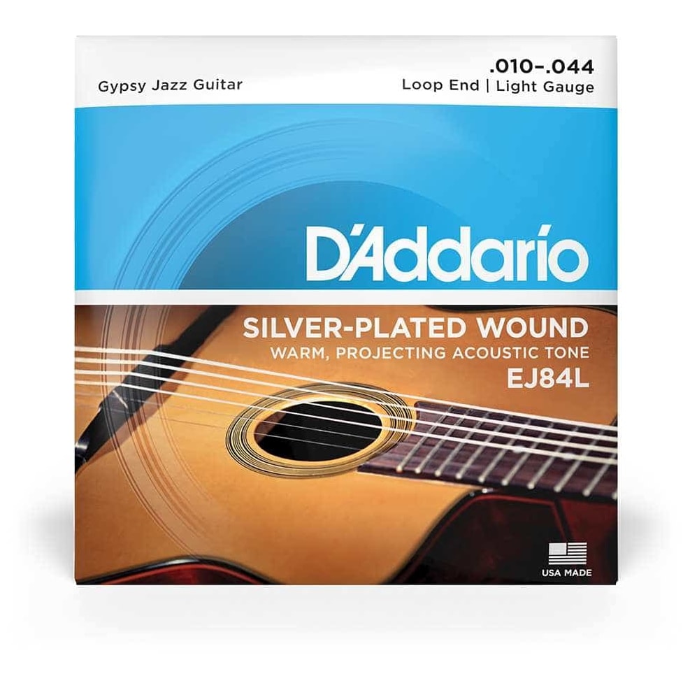 D’Addario - D’Addario EJ84L - Gypsy Jazz Acoustic, Loop End 010-044 - 1