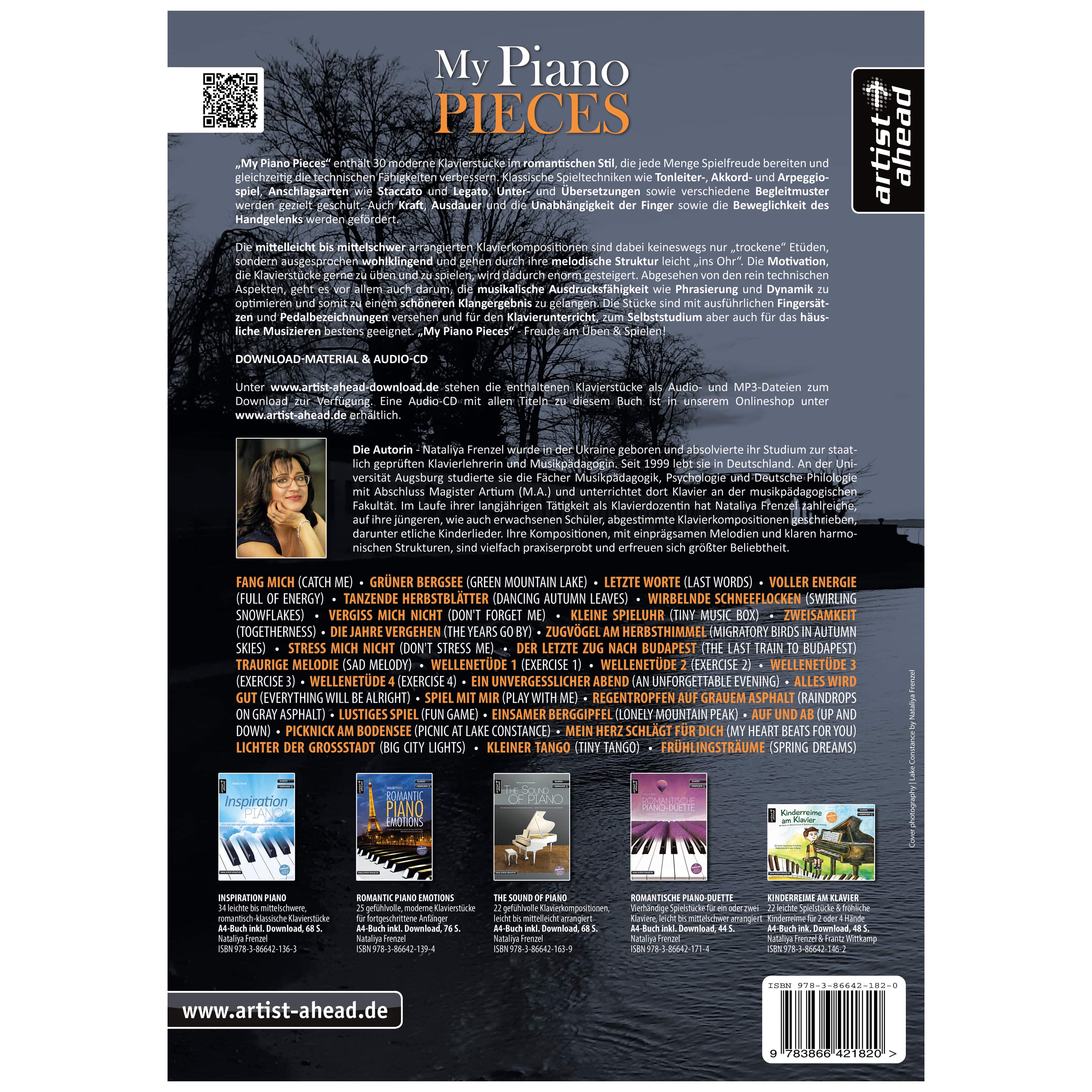 Artist Ahead My Piano Pieces - Nataliya Frenzel 1