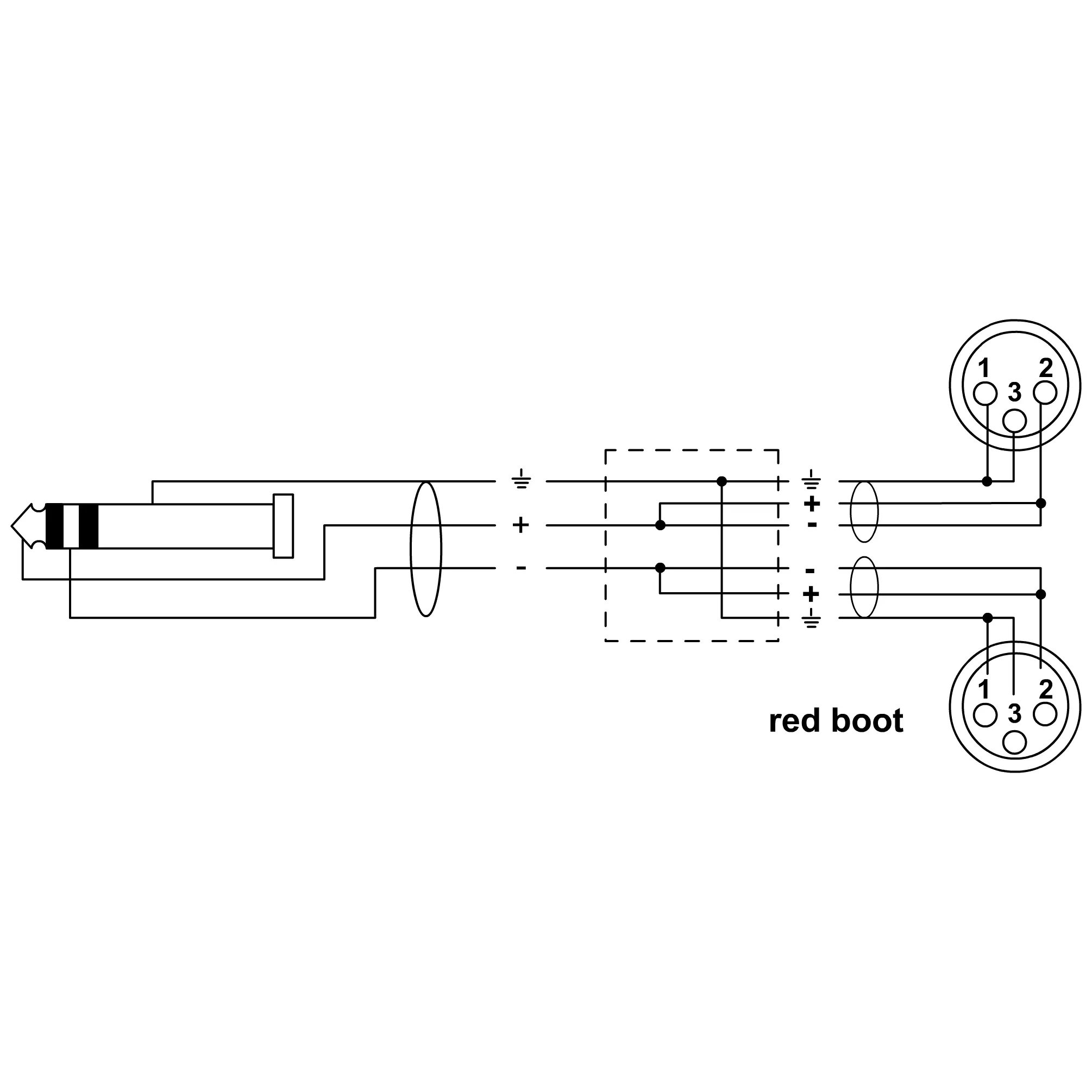 Cordial CFY 3 WFF - 3,0 m, 3,5 mm Stereo Klinke auf  2x XLR Female REAN 1