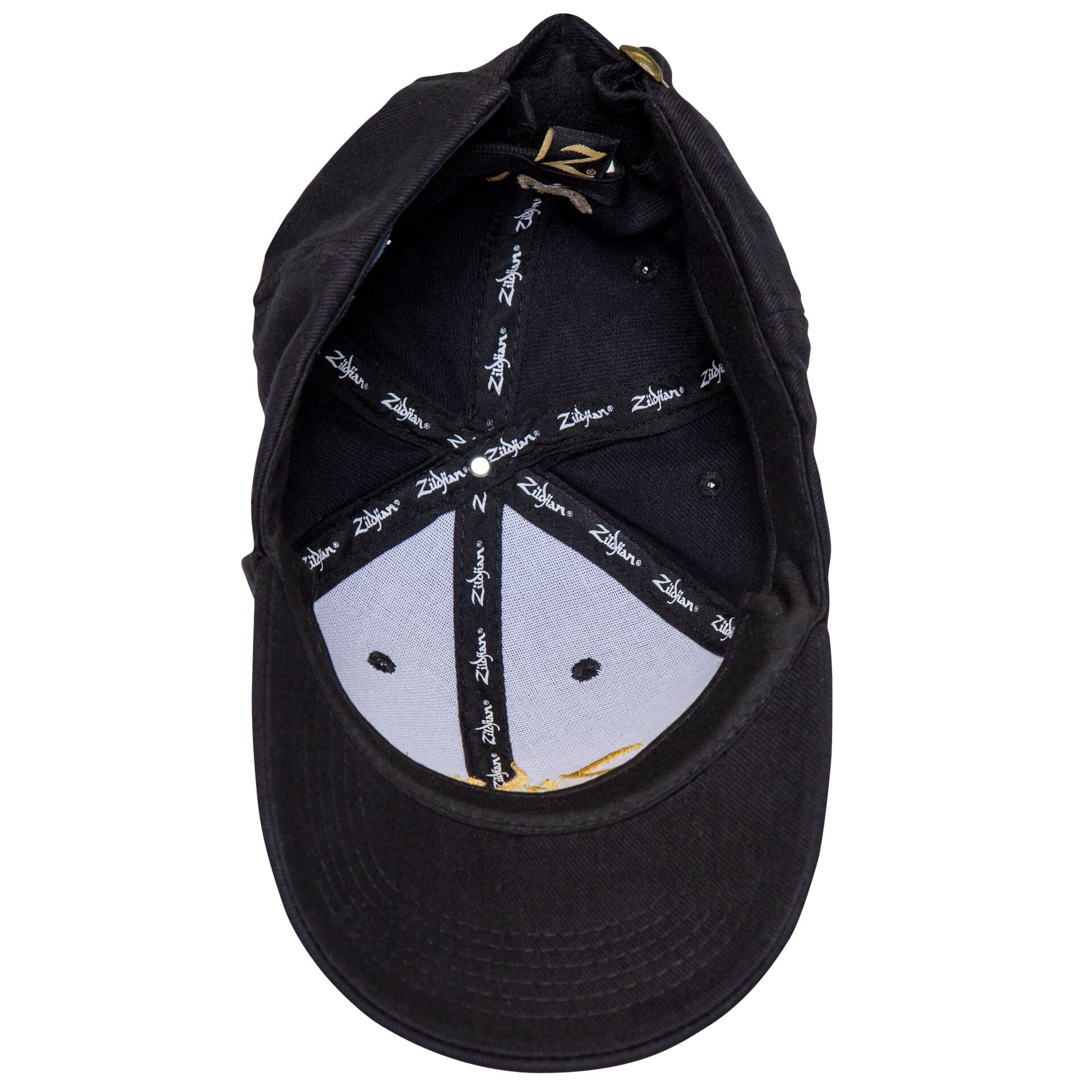 Zildjian T3241 Black Baseball Cap Gold Logo 2