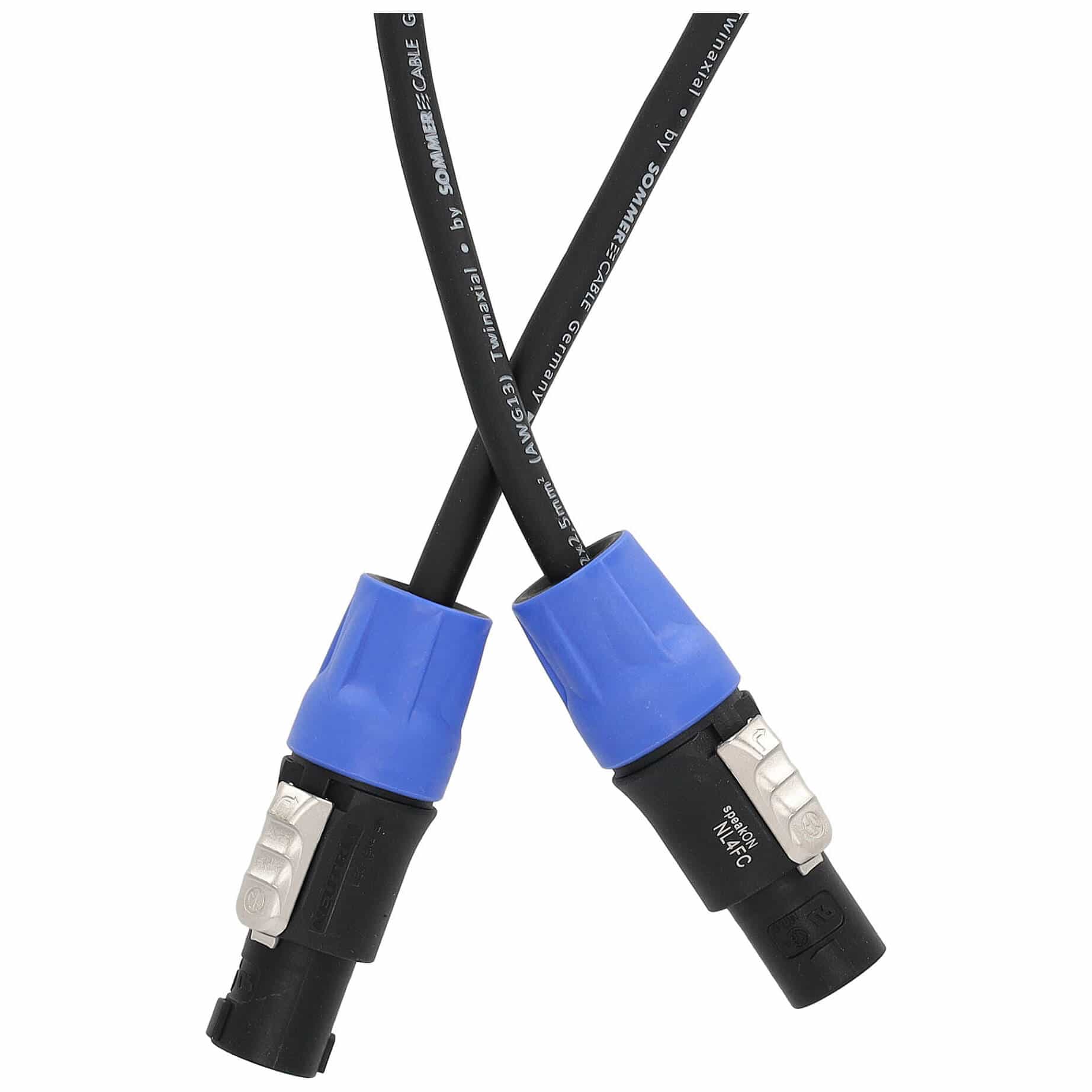 Sommer Cable MEAC-225-0100-SW Twinaxial Meridian Speakon - Speakon 1 Meter 2