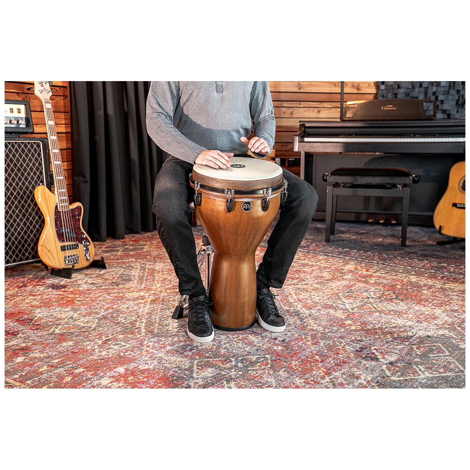 Meinl Percussion - Meinl Percussion JD14BW 14 Jumbo Djembe, Barnwood - 7