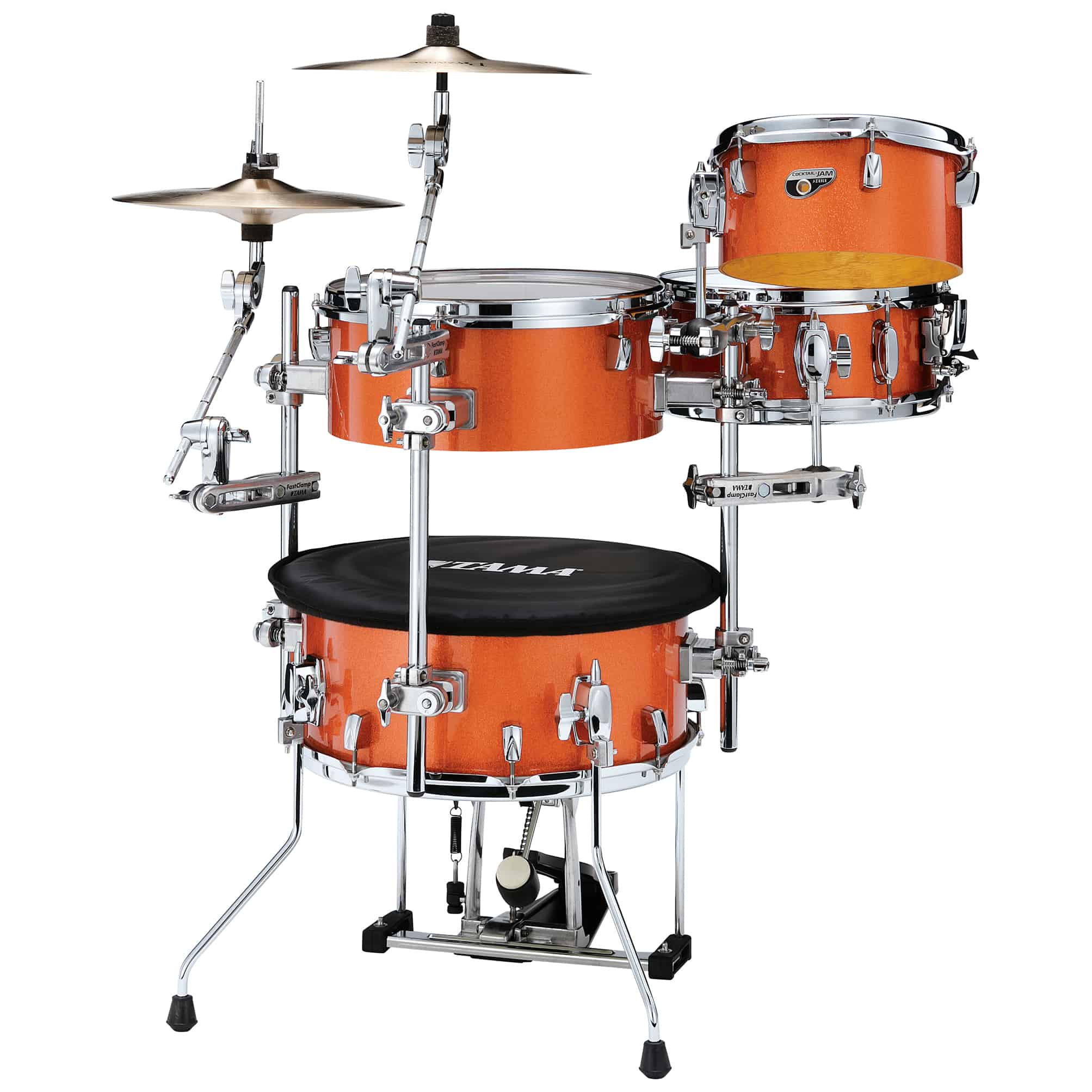 Tama CJB46C-BOS - Cocktail JAM Kit 4-teilig - bright Orange Sparkle