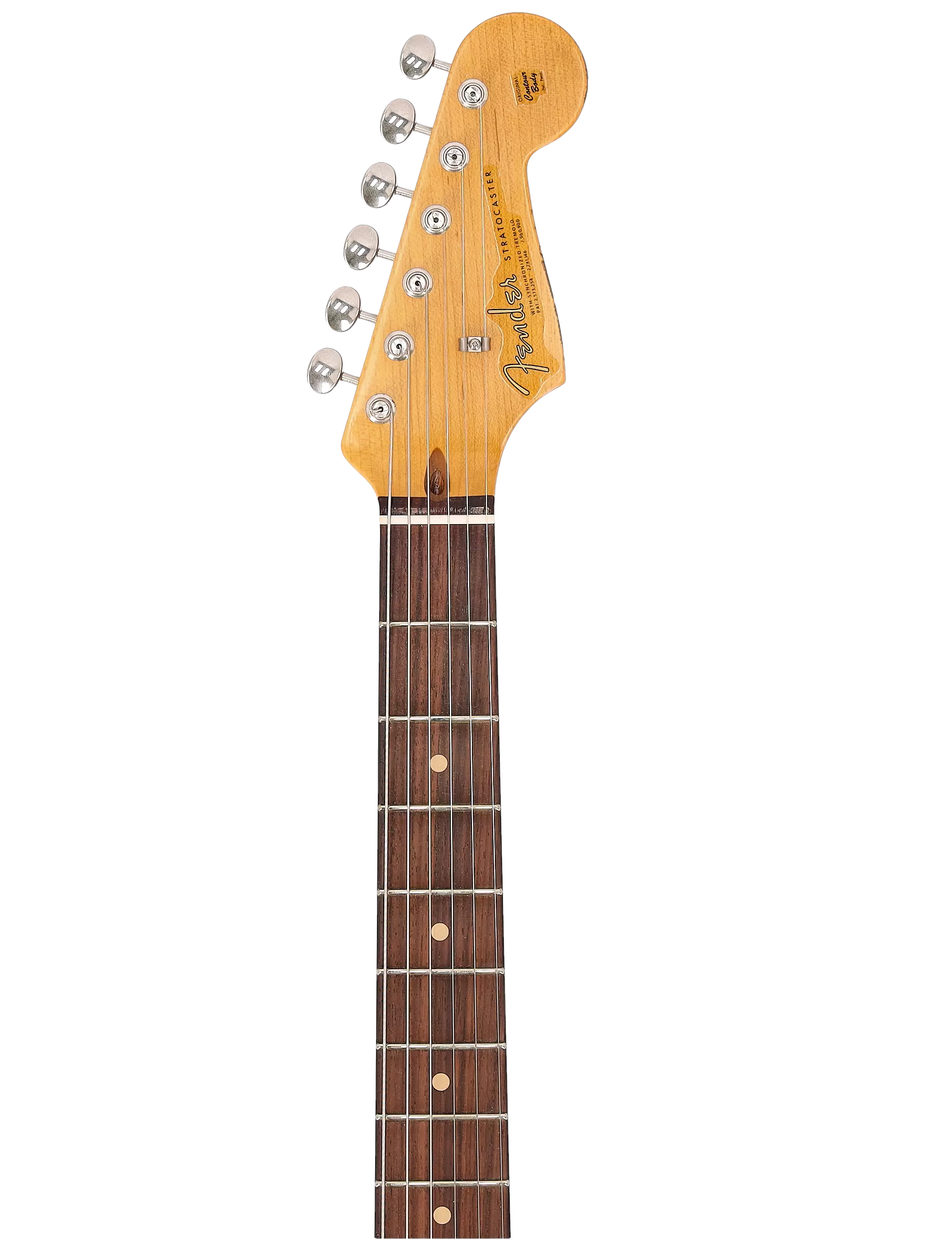 Fender Custom Shop 1963 Stratocaster Relic Aged Burgundy Mist Metallic #1 5
