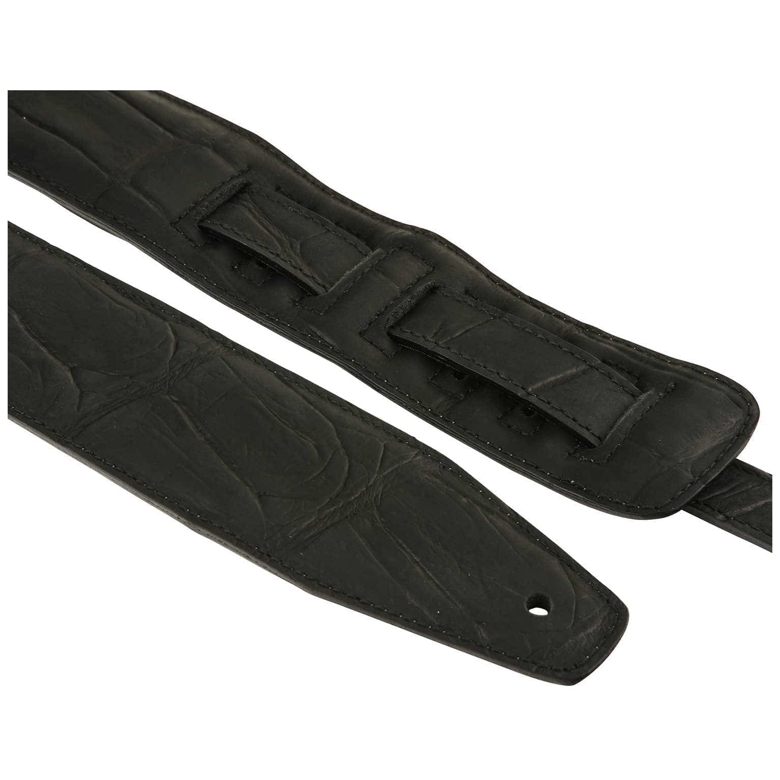 Bourbon Strap Guitar - Bourbon Strap Guitar Crocodile Black - 1