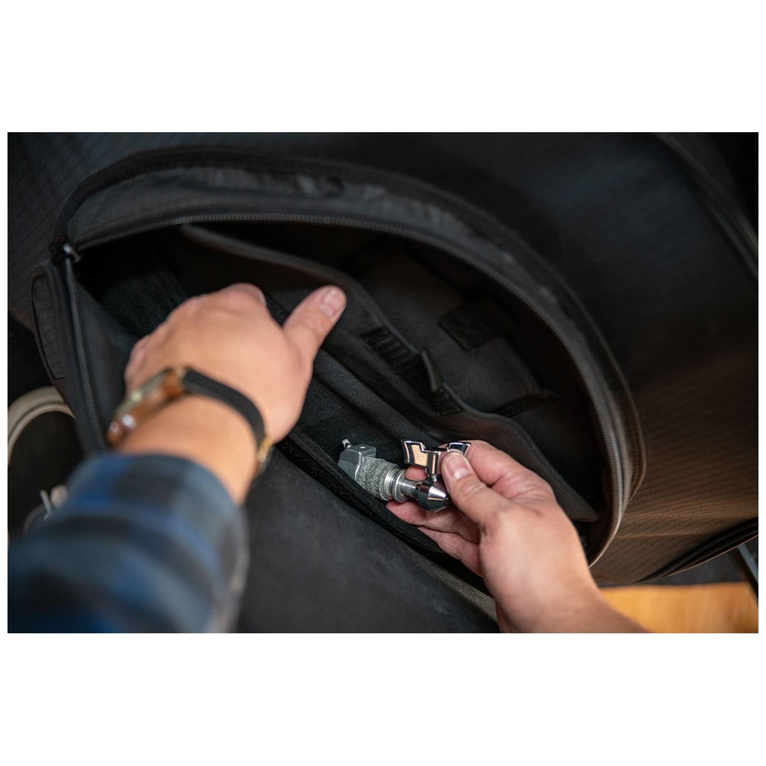 Meinl Cymbals - Meinl Cymbals MCB22CR 22 Carbon Ripstop Cymbal Bag - 4