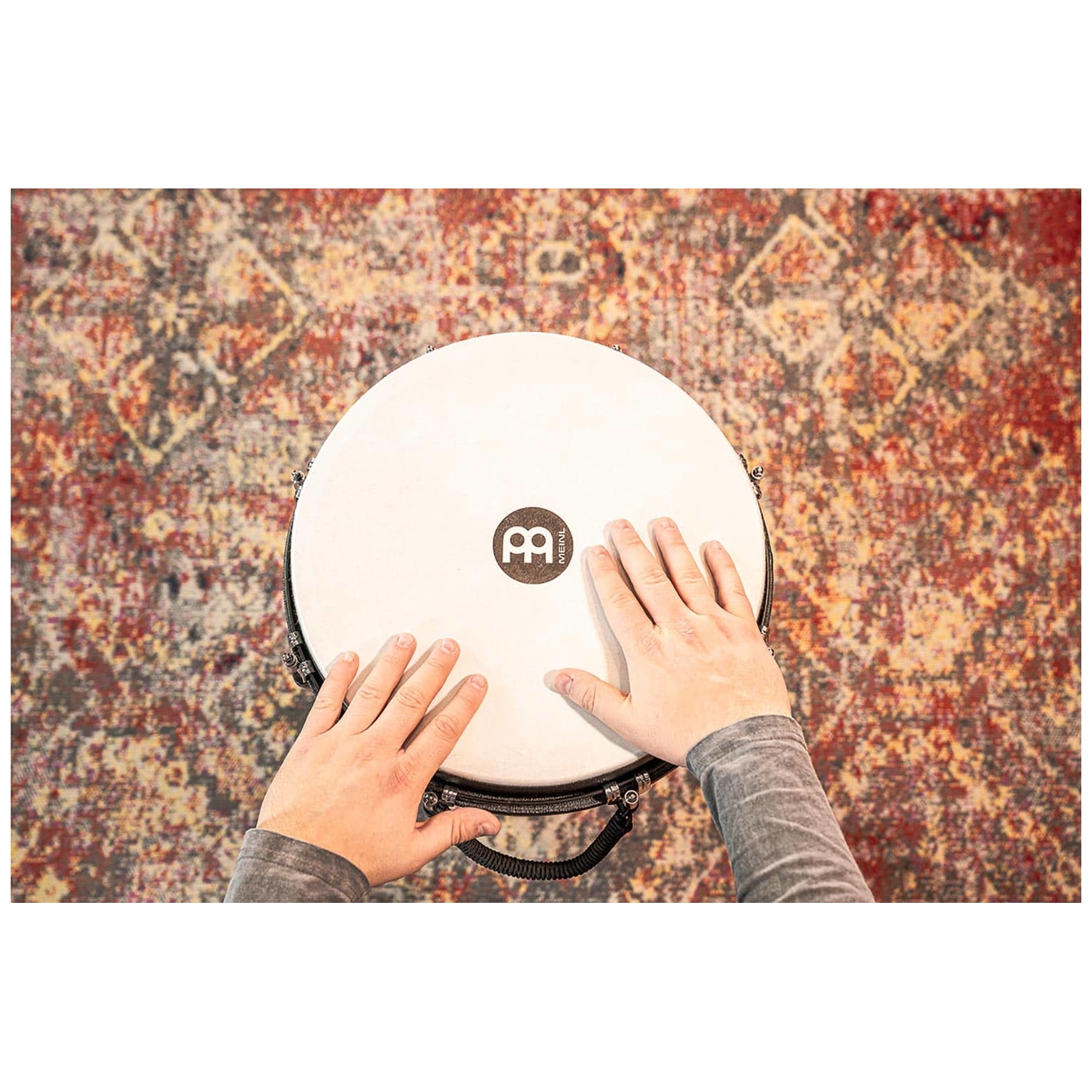 Meinl Percussion - Meinl Percussion JD14DA 14 Jumbo Djembe, Day Of The Dead - 6