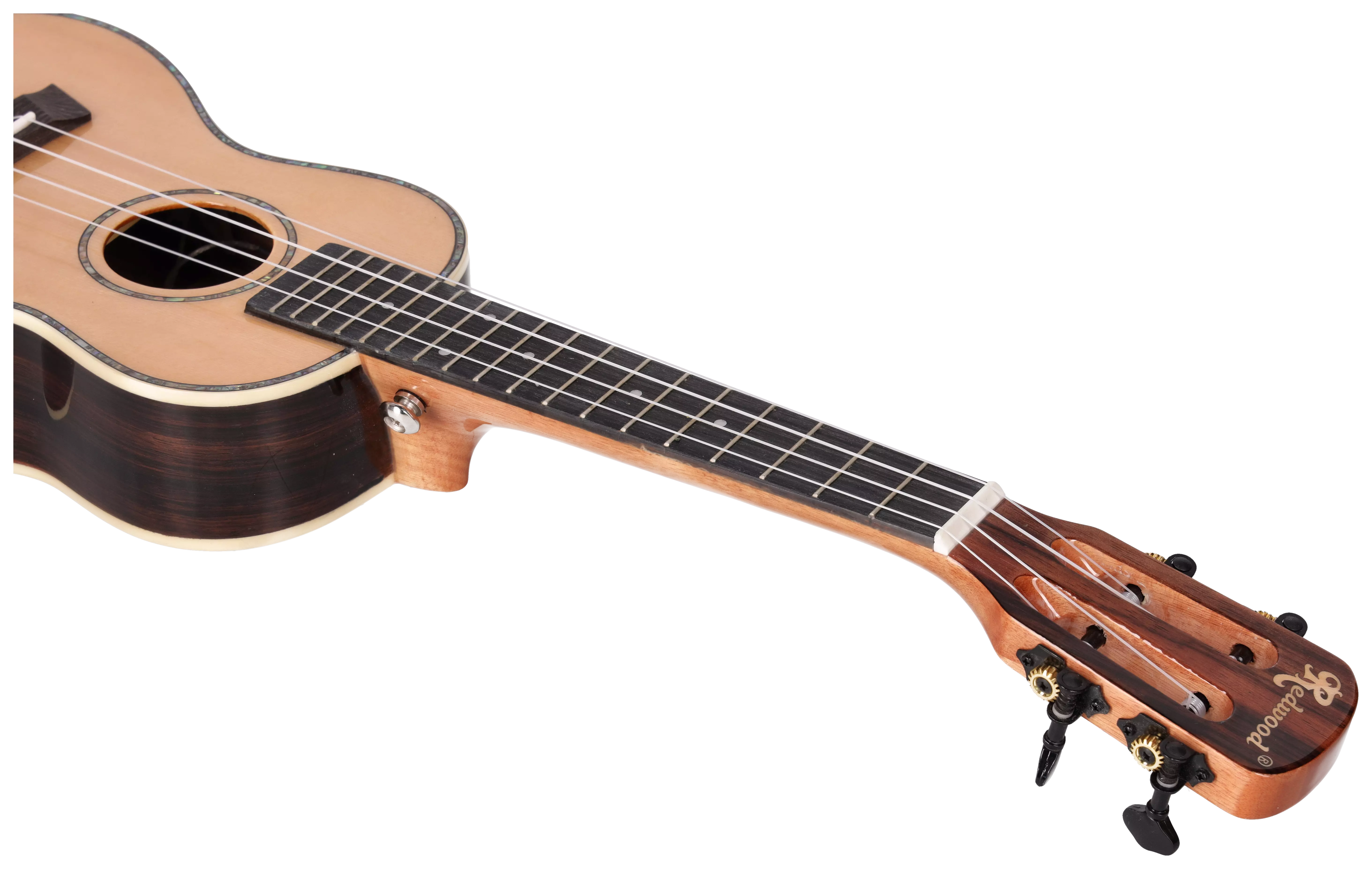Redwood Halo-Halo Concert Ukulele Solid Top Gloss + Pickup 5