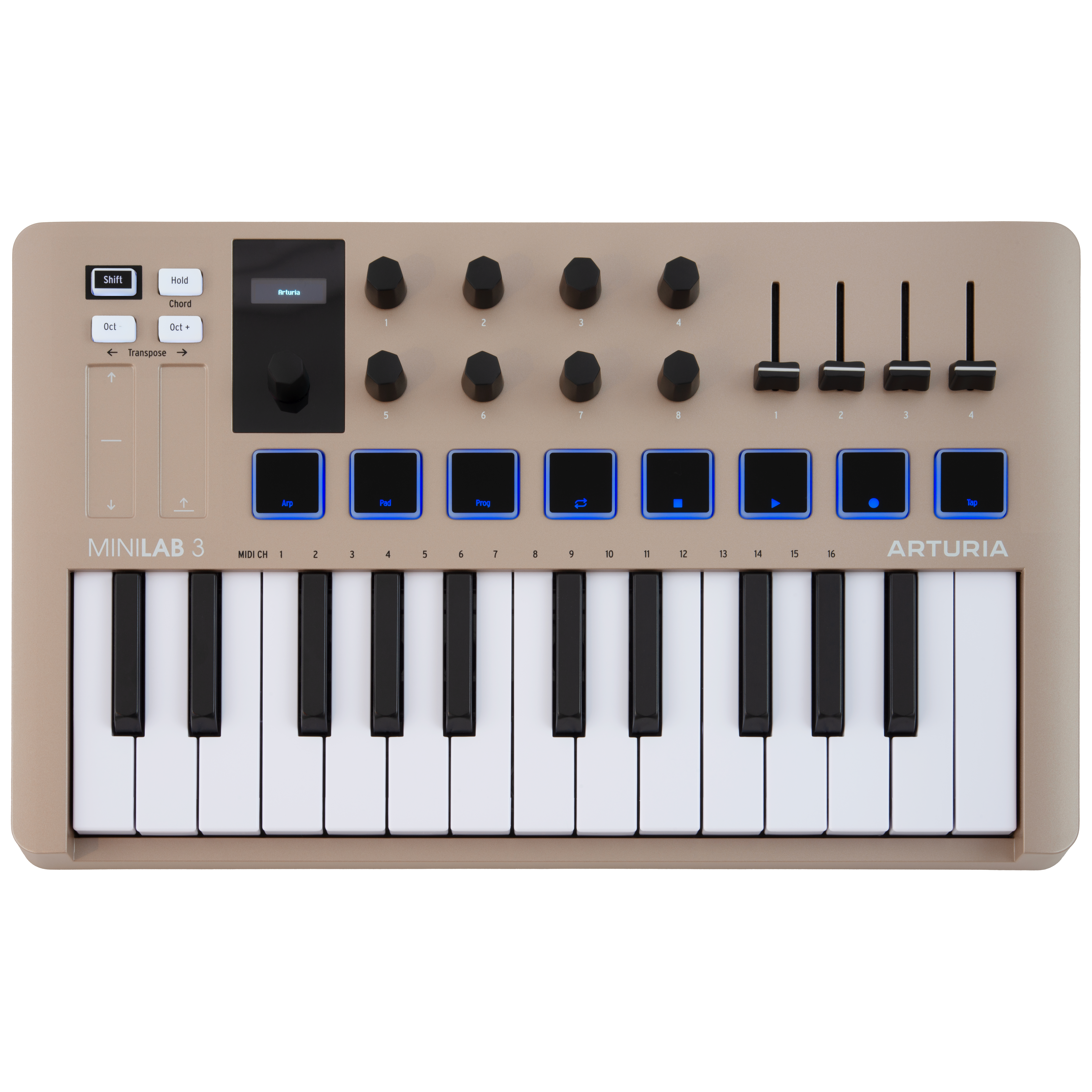 Arturia MiniLab 3 Champagne 4