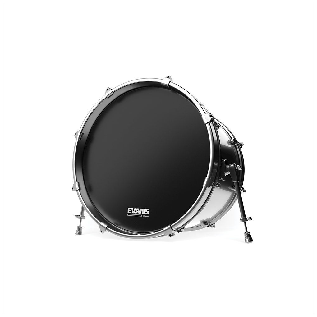 Evans BD18RB-NP - EQ3 Resonant Black Bass Drum Head, No  Port, 18 Zoll 1