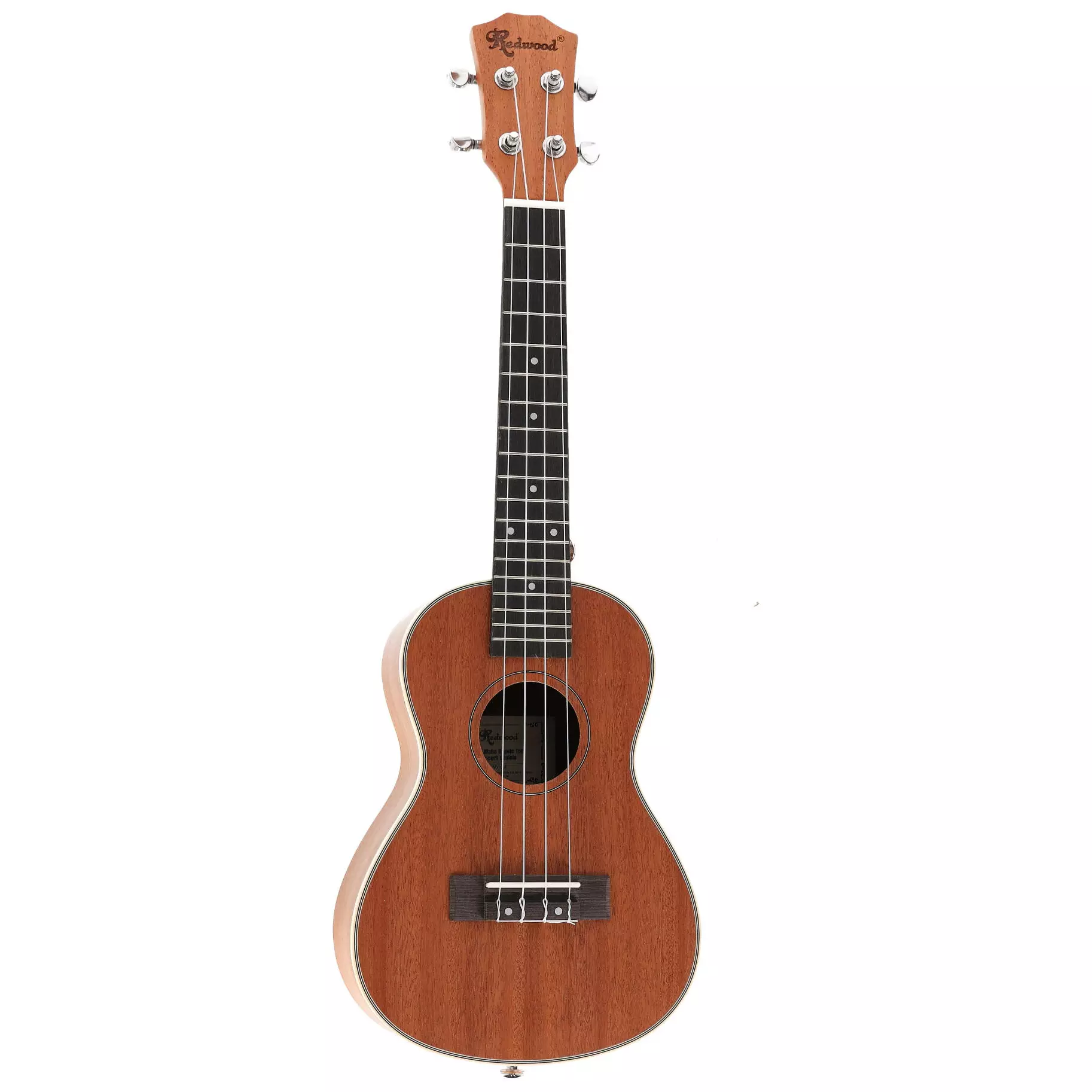 Redwood Hula-Maha Sapele Top Concert Ukulele 7