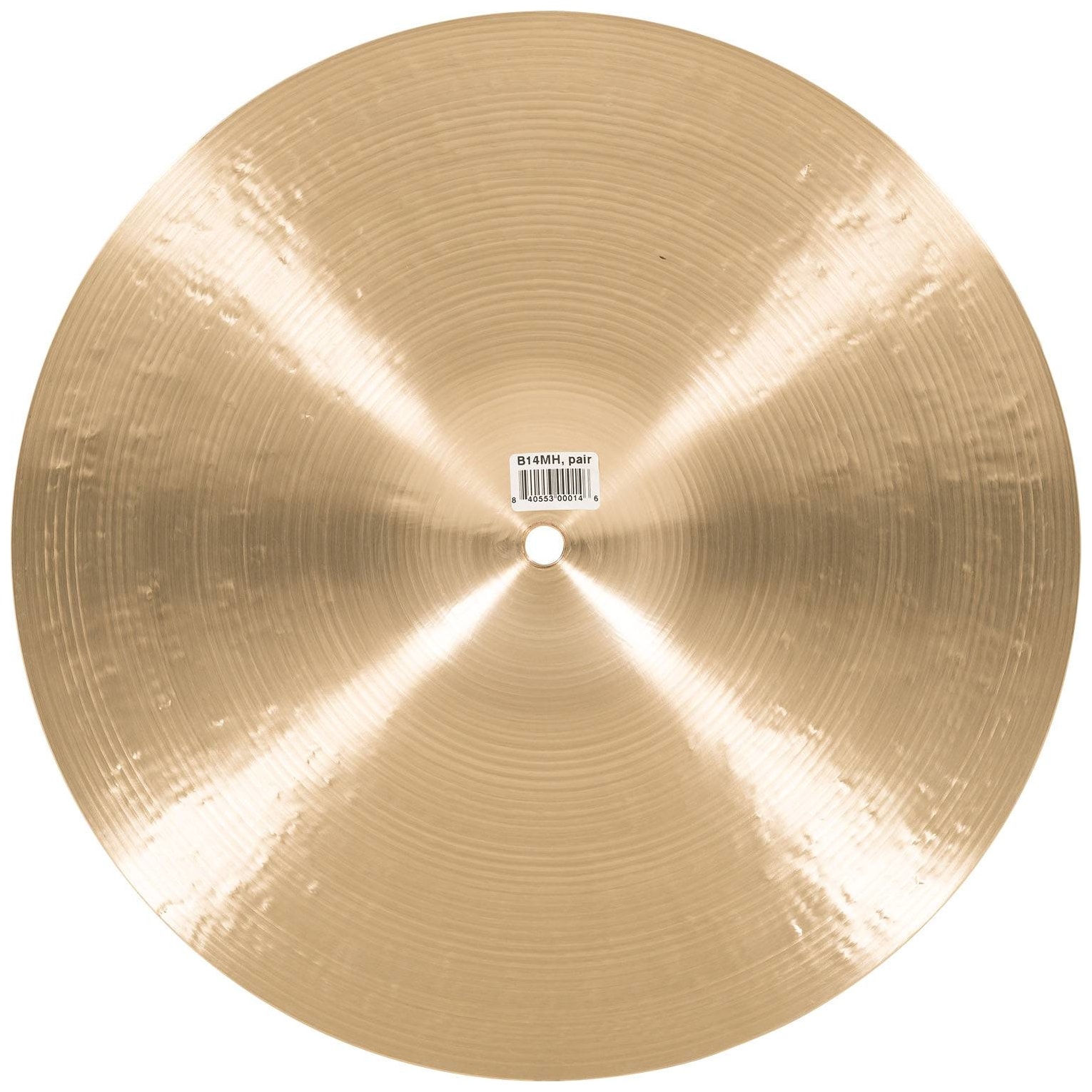 Meinl Cymbals - Meinl Cymbals B14MH - 14 Byzance Traditional Medium Hihat - 8