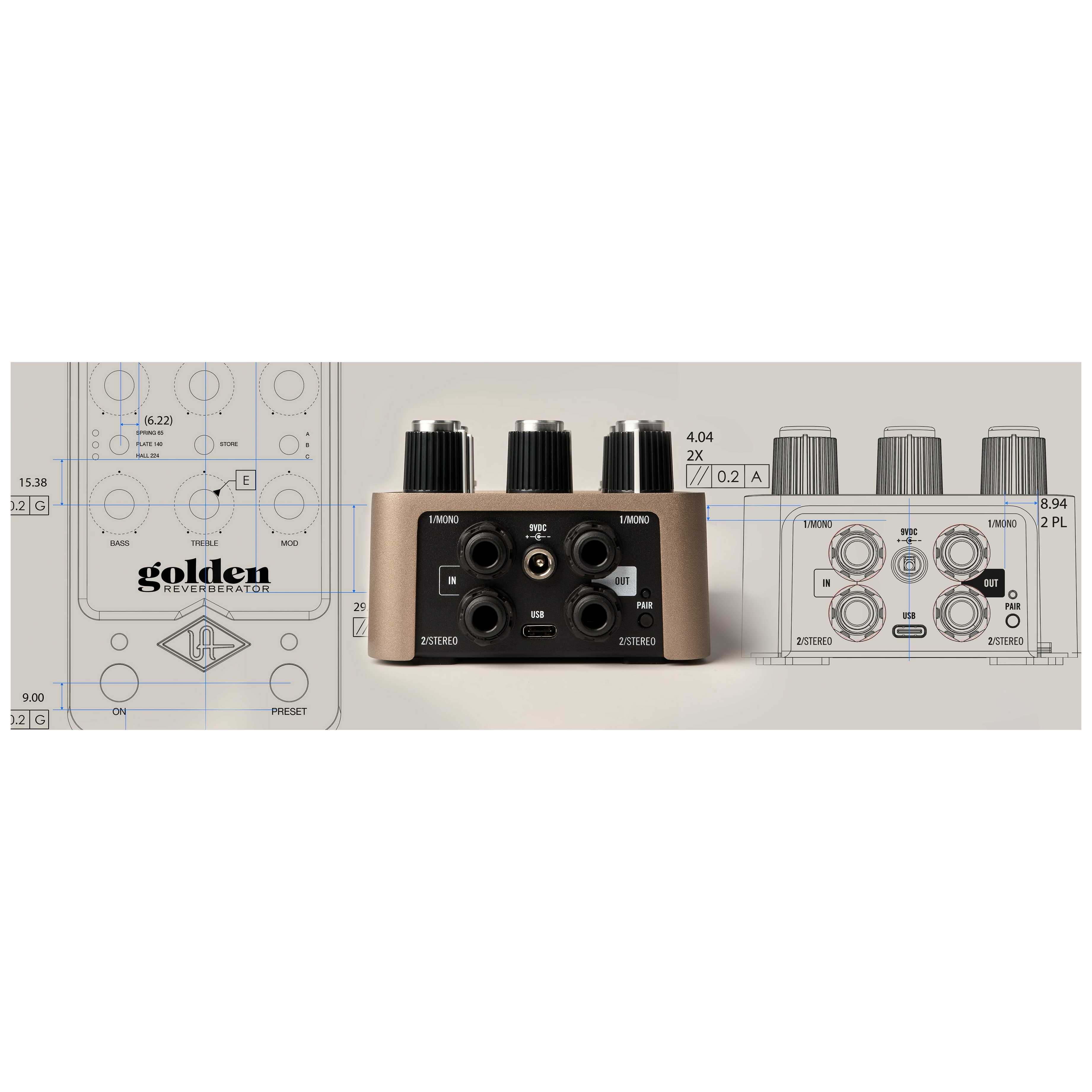 Universal Audio UAFX Golden Reverberator 3