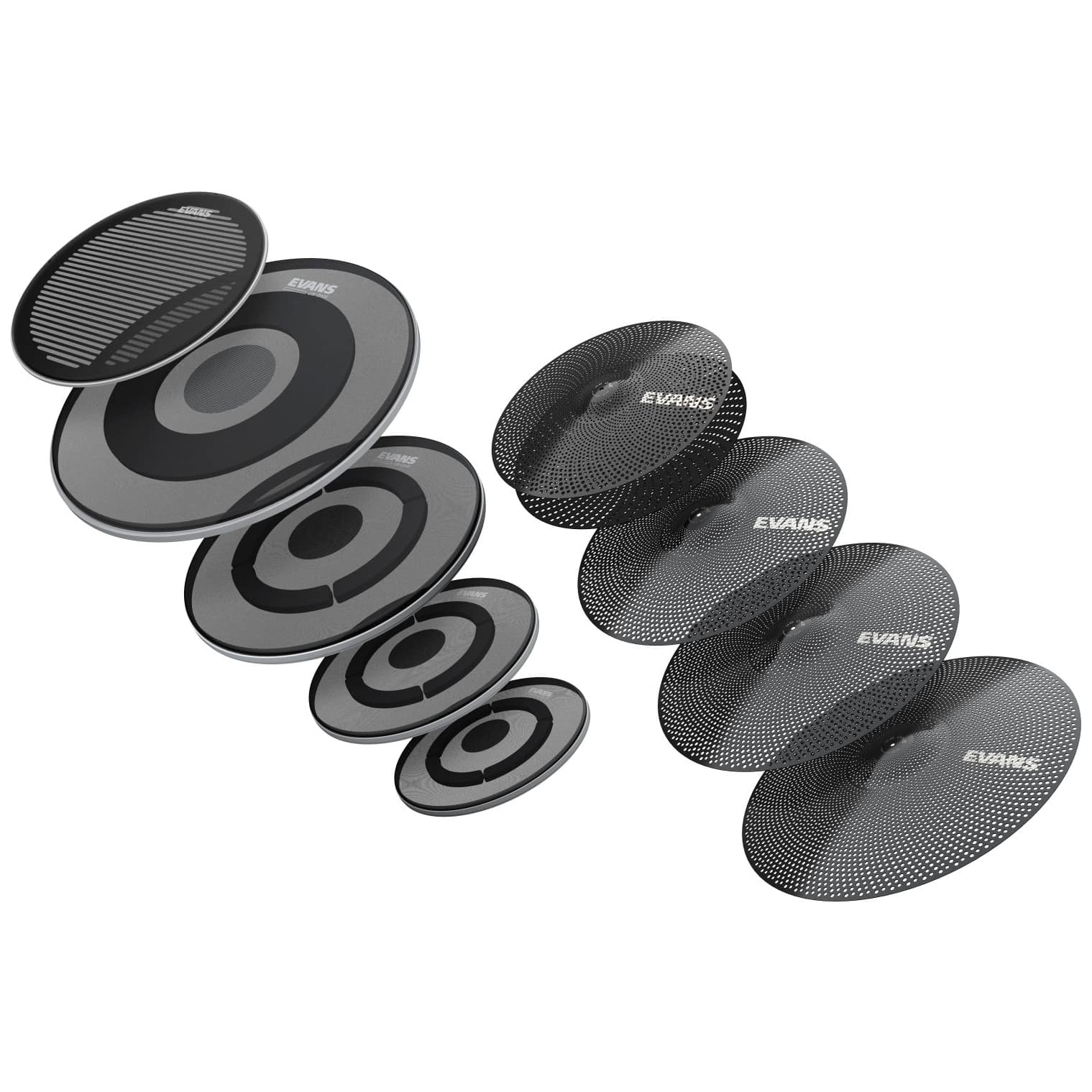 Image of Evans db one rock system + cymbals 10028984 0