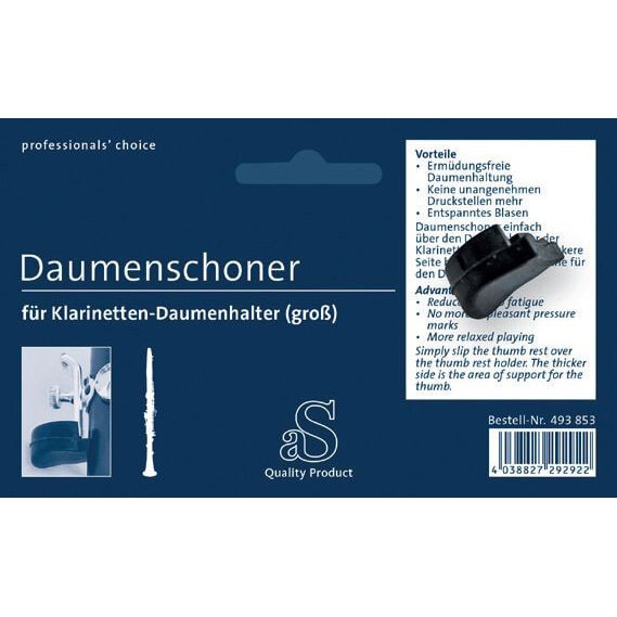 Arnolds & Sons Daumenschoner für Klarinette verstellbar, groß