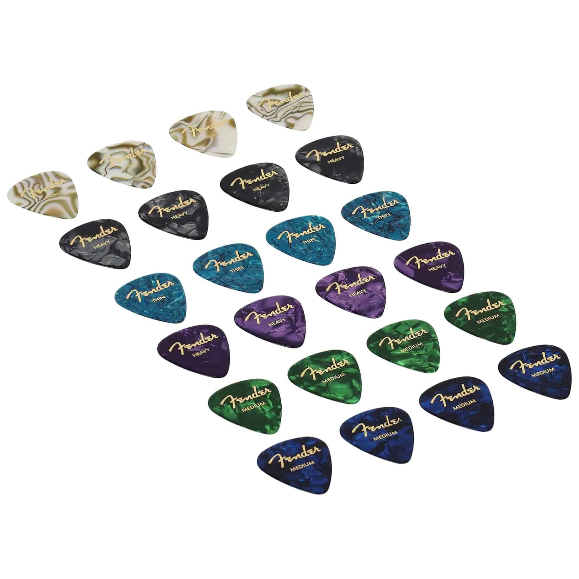Fender - Fender PREMIUM CELL MIX PICKPACK 24