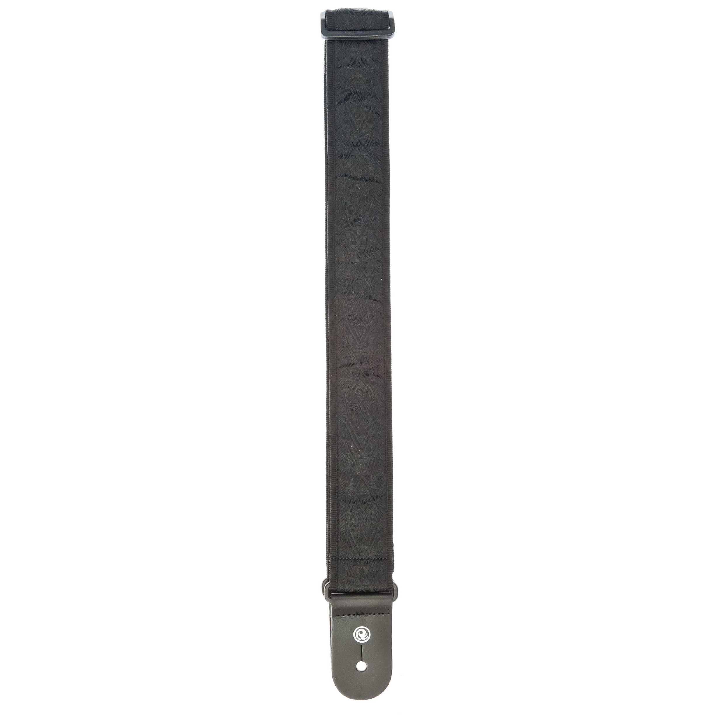 D’Addario - D’Addario Gitarrengurt - Nylongewebe, Black Satin - 3