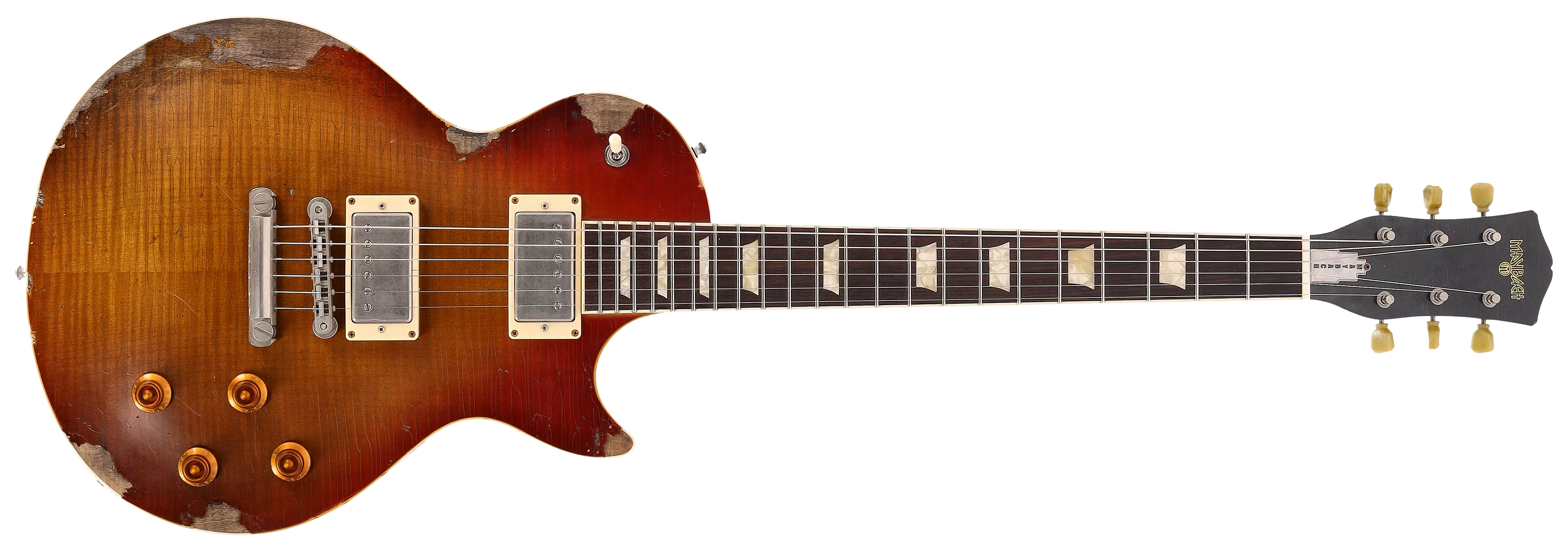 Maybach Lester True Spec Masterbuilt Cherry Sunburst Aged KF-CB#7 1