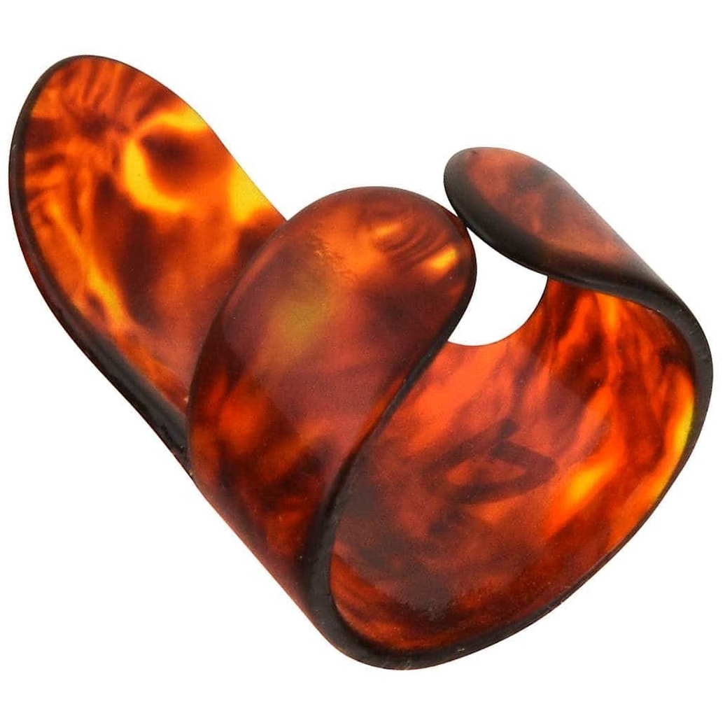 Dunlop - Dunlop Fingerpick Shell Tortoise Medium 9010R - 1