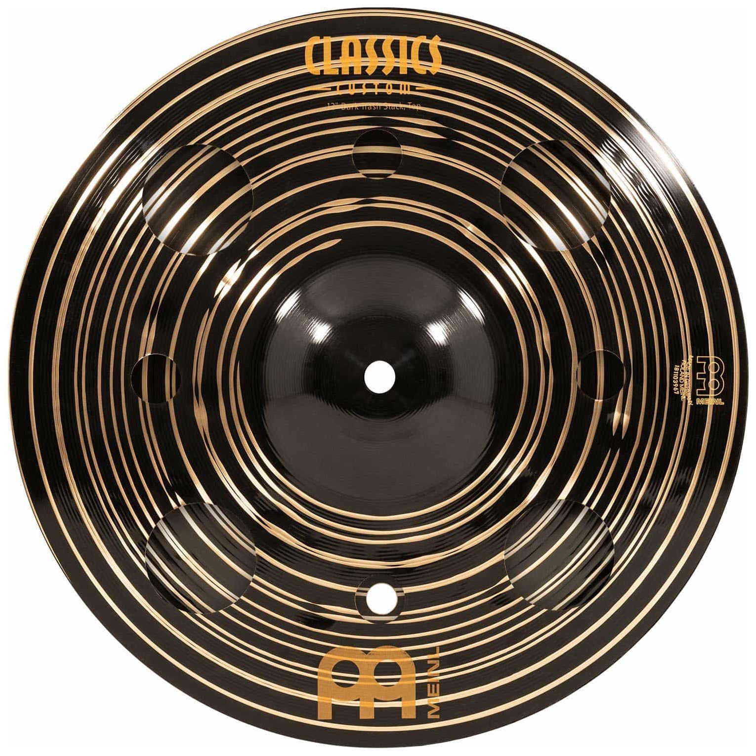 Meinl Cymbals - Meinl Cymbals CC-12DASTK - 12 Classics Custom Dark Trash Stack - 11