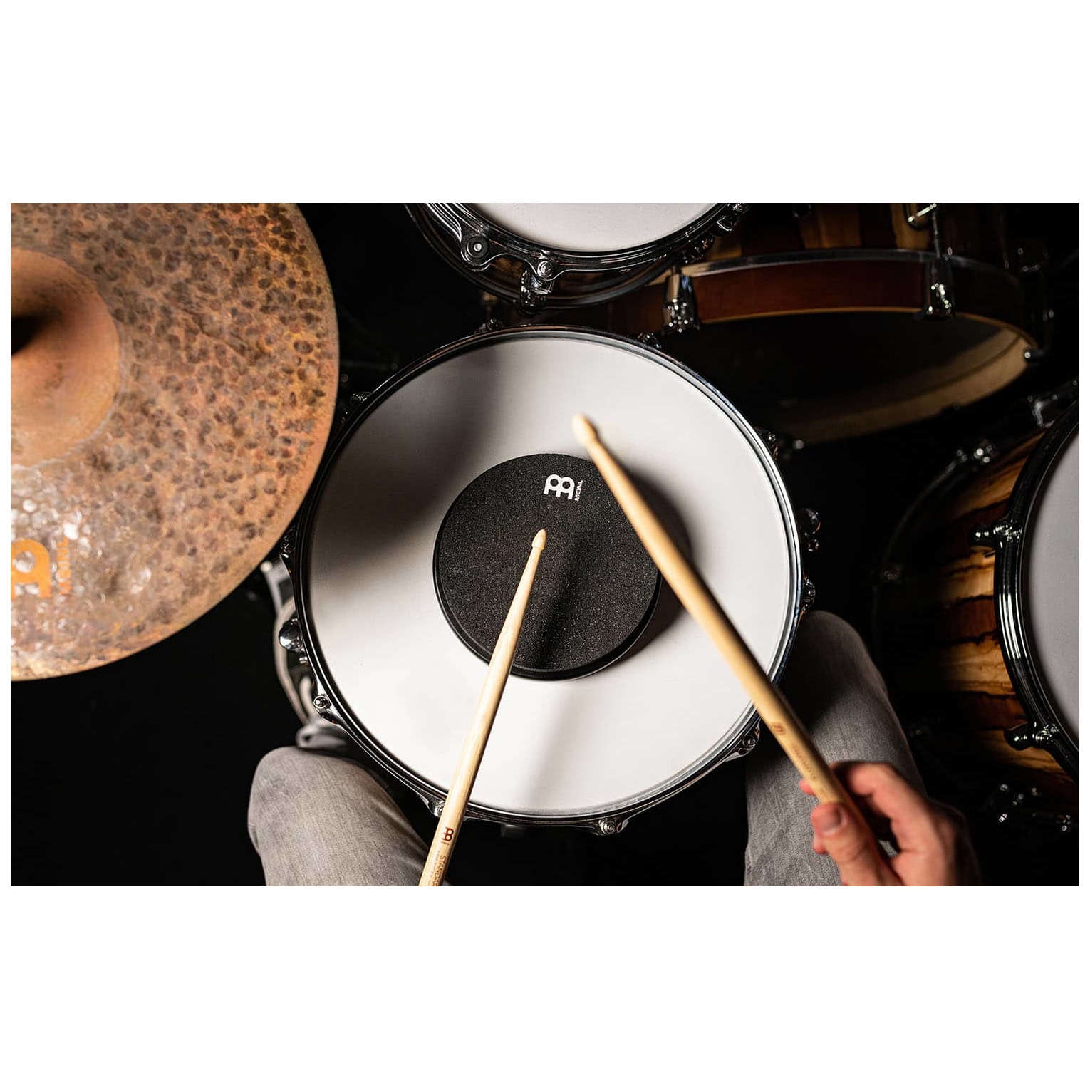 Meinl Cymbals - Meinl Cymbals MMP6BK 6 Marshmallow Practice Pad, Black - 6