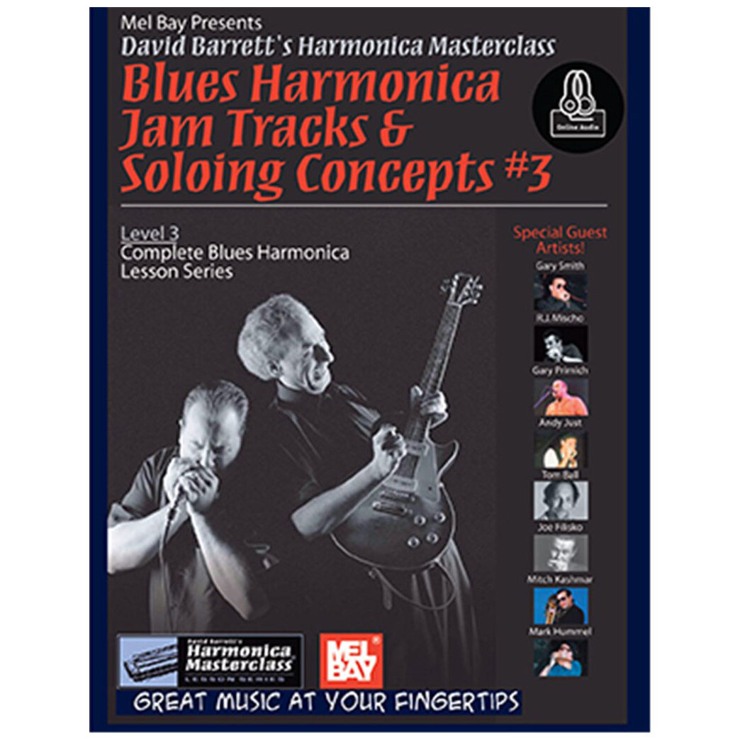  Blues Harmonica Jam Tracks & Soloing Concepts #3