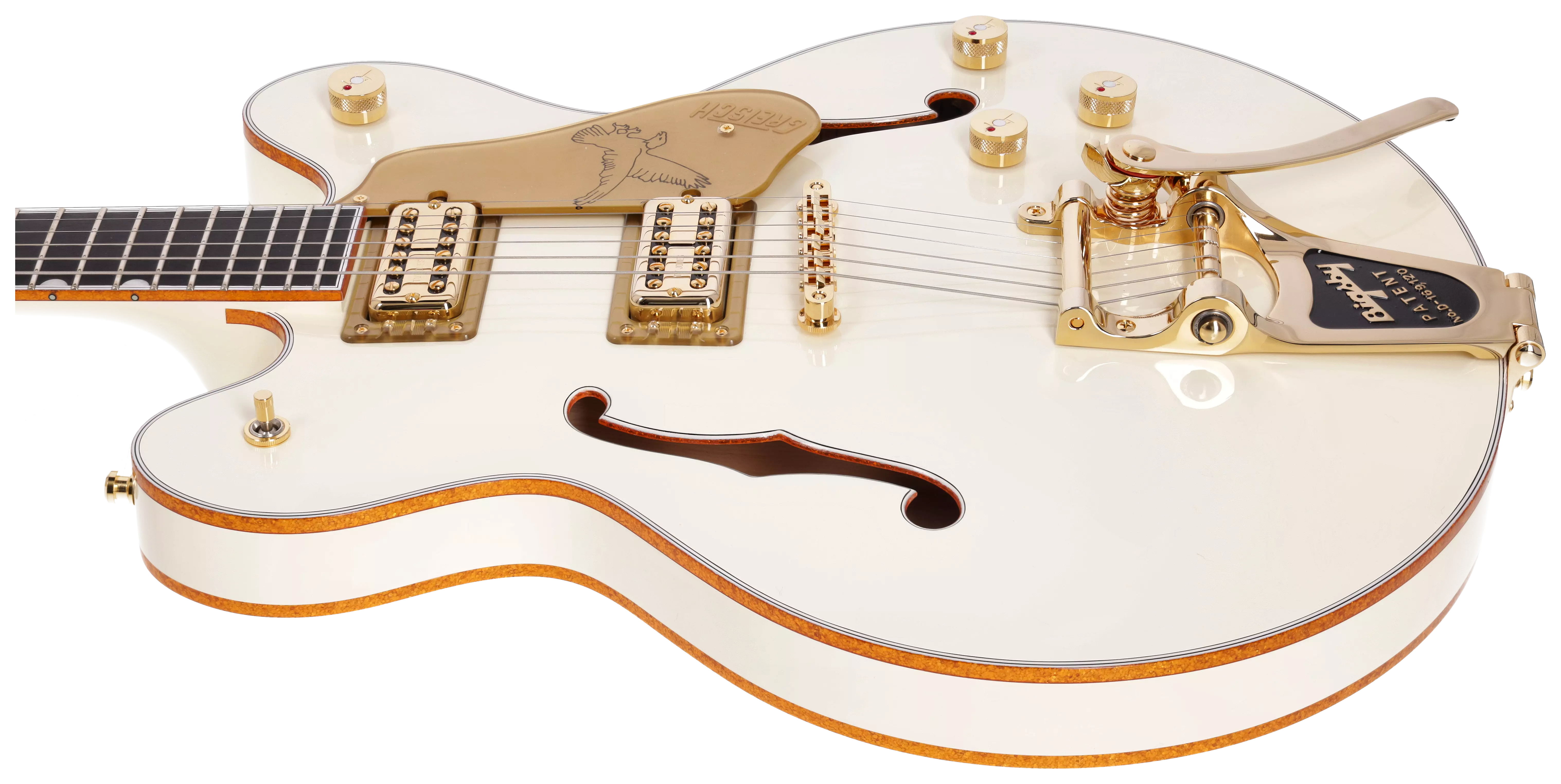 Gretsch LTD Falcon Center Block Bigsby GH EB Vintage White 5