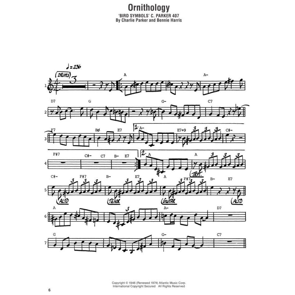Hal Leonard Charlie Parker Omnibook Bb-Edition 5