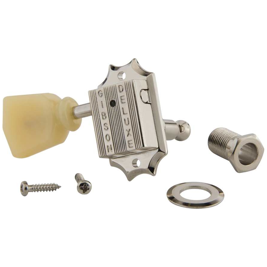 Gibson - Gibson PMMH-050 Vintage Nickel Machine Heads Yellow Buttons - 1