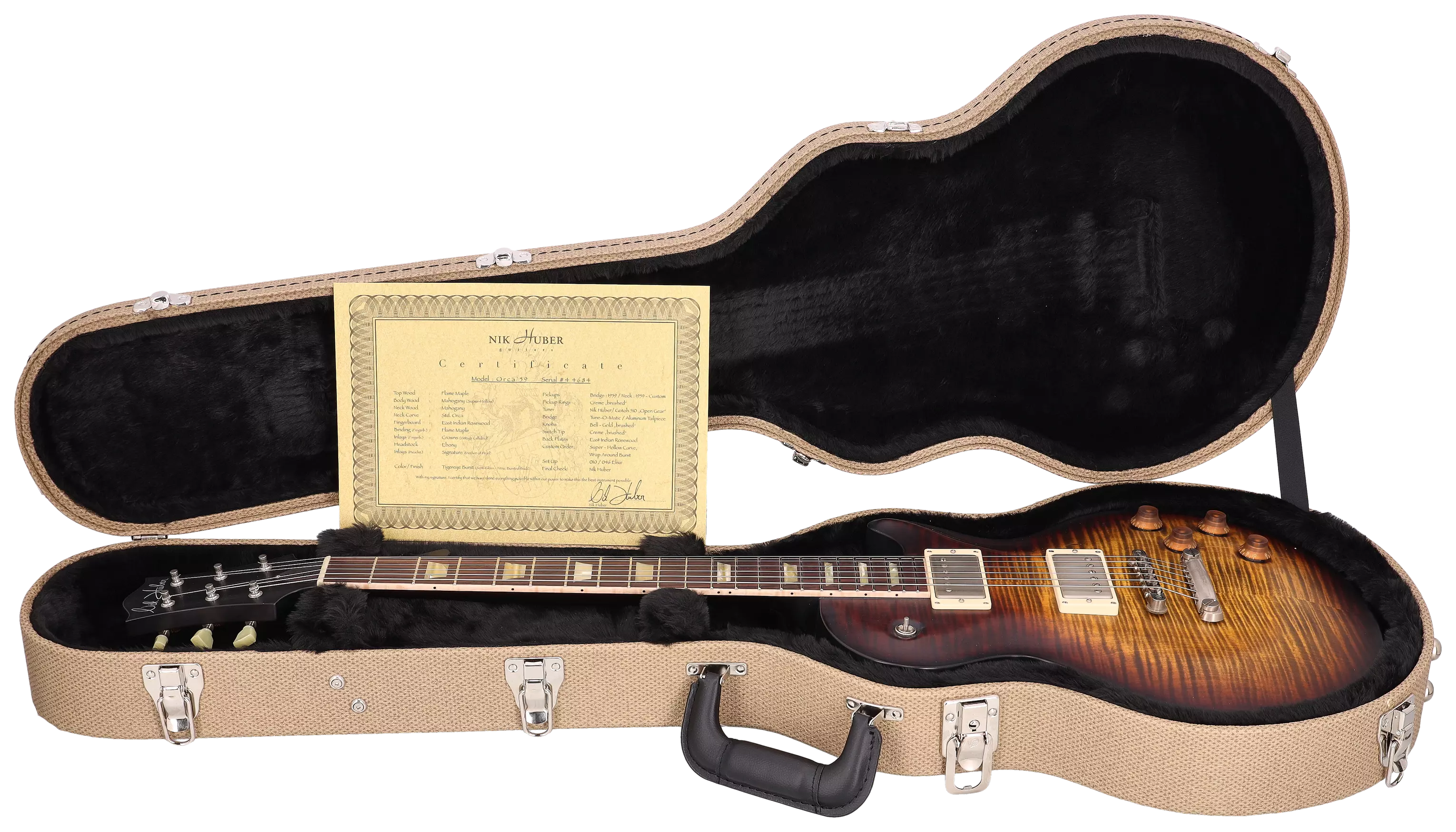 Nik Huber Orca 59 Tigereye Burst #44684 19