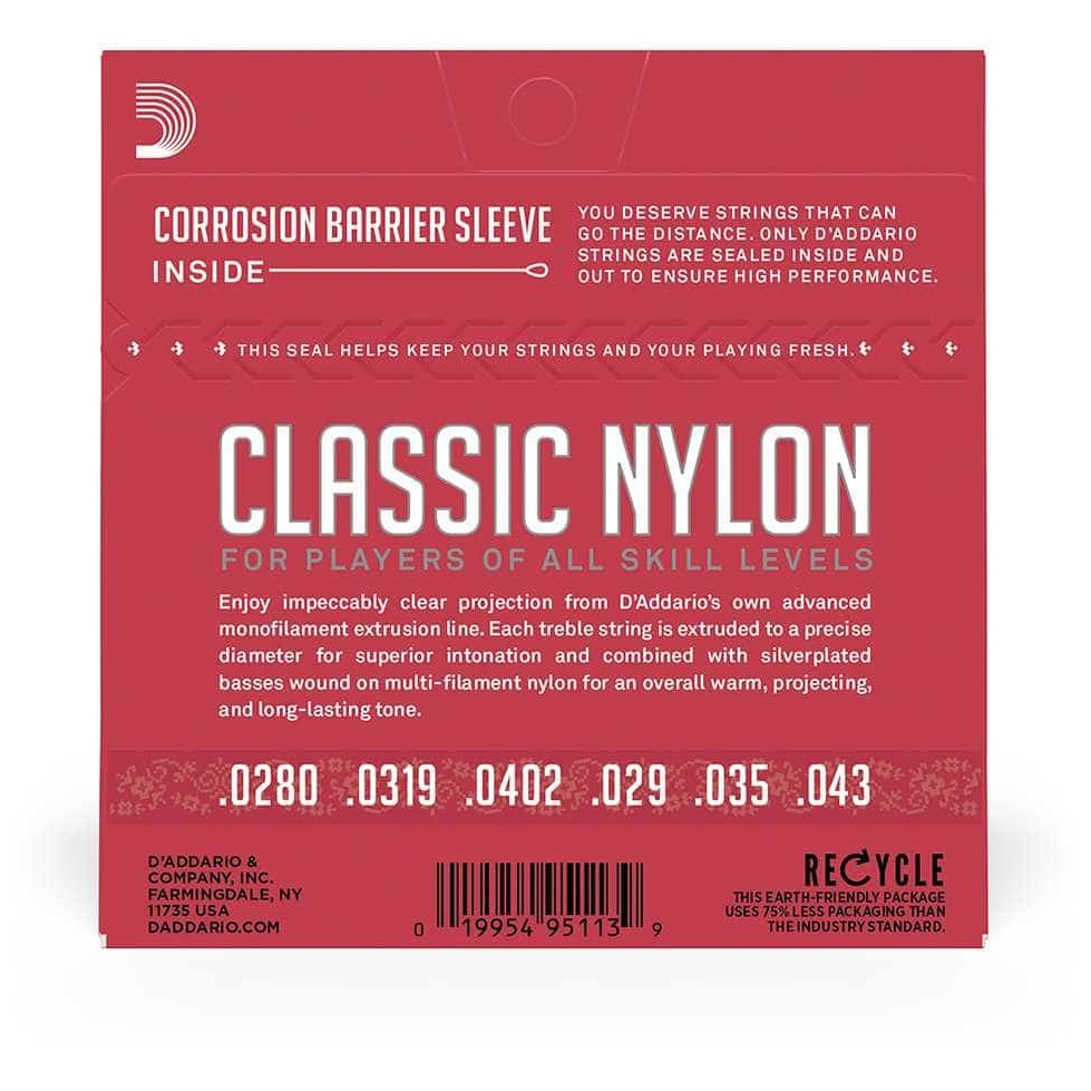 D’Addario - D’Addario EJ27N - Student Classical Nylon, Normal Tension 028-043 - 2