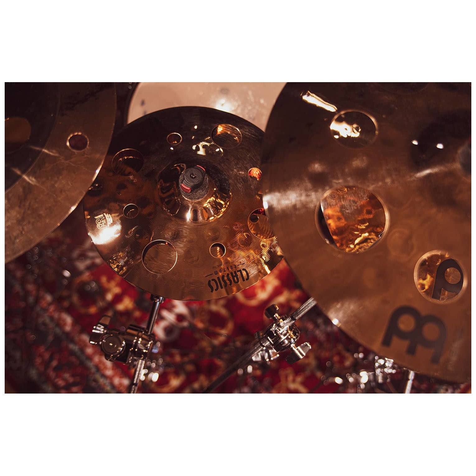 Meinl Cymbals - Meinl Cymbals CC-12STK - 12 Classics Custom Brilliant Trash Stack - 10