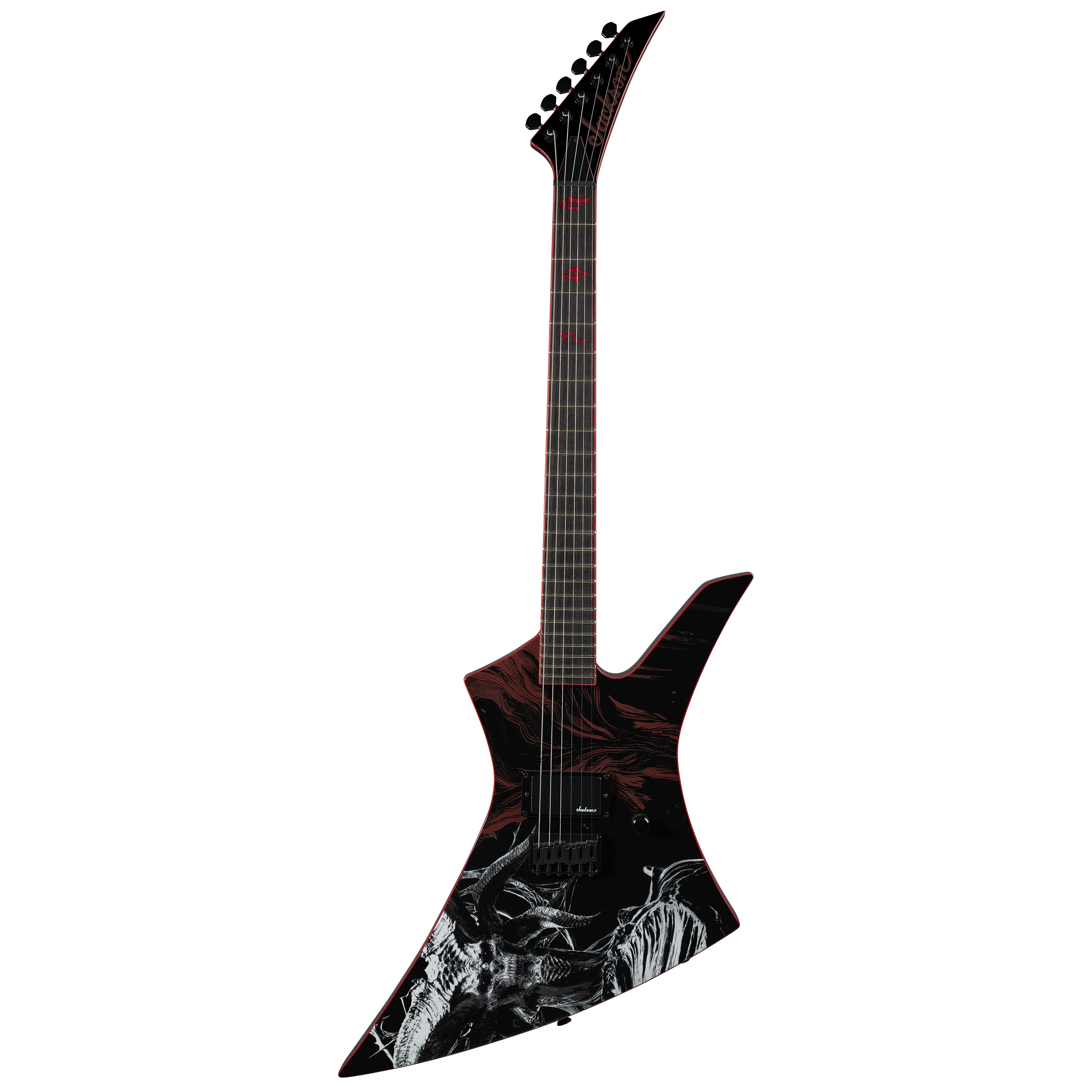 Jackson LTD X Series Diablo IV Kelly Gloss Mephisto Graphic