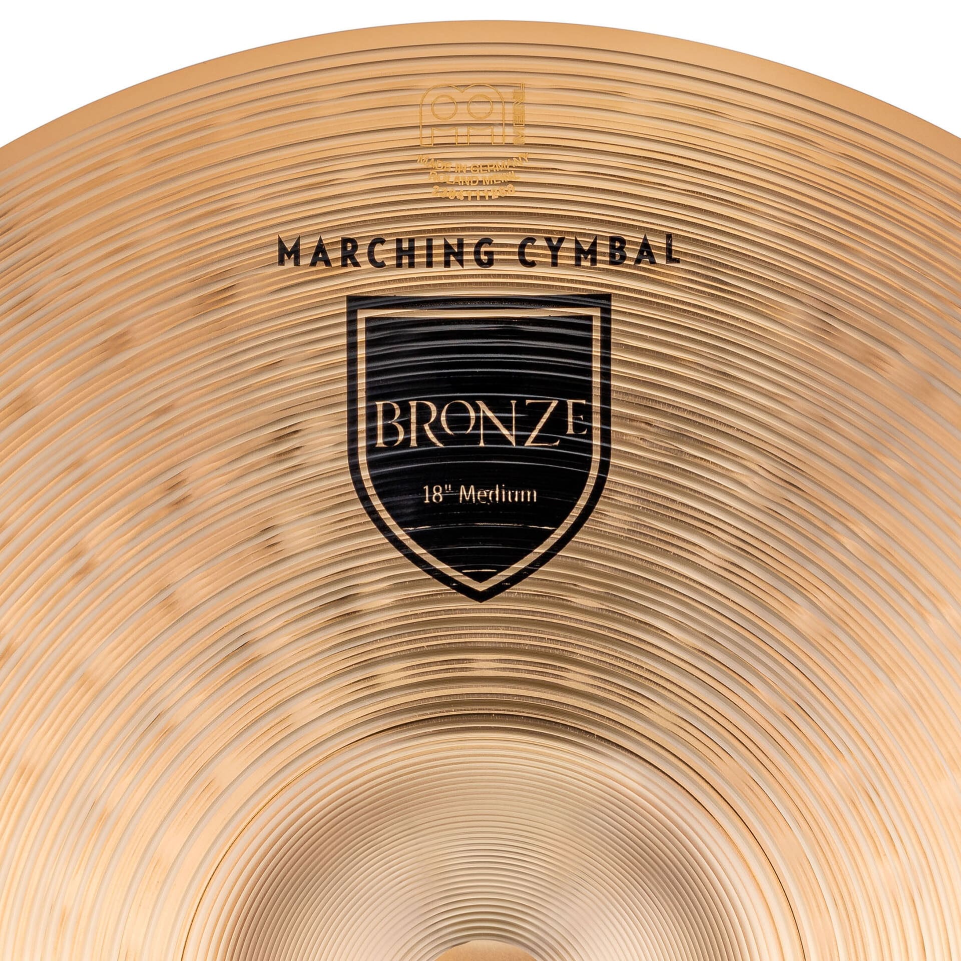 Meinl Cymbals Student Bronze MA-BZ-18M 18" Marching Cymbals 1