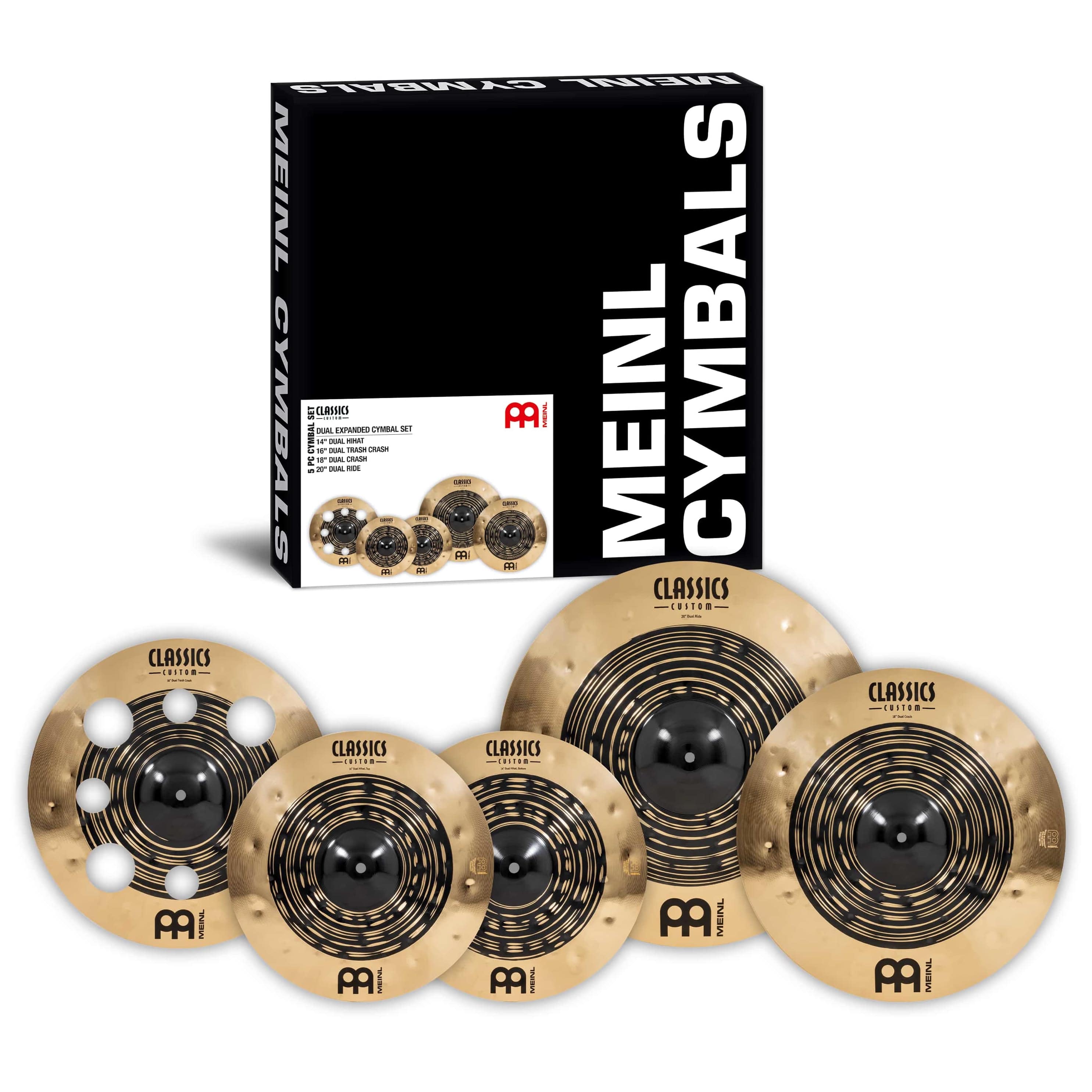 Meinl Cymbals - Meinl Cymbals CCDU4680 - Classics Custom Dual Expanded Cymbal Set
