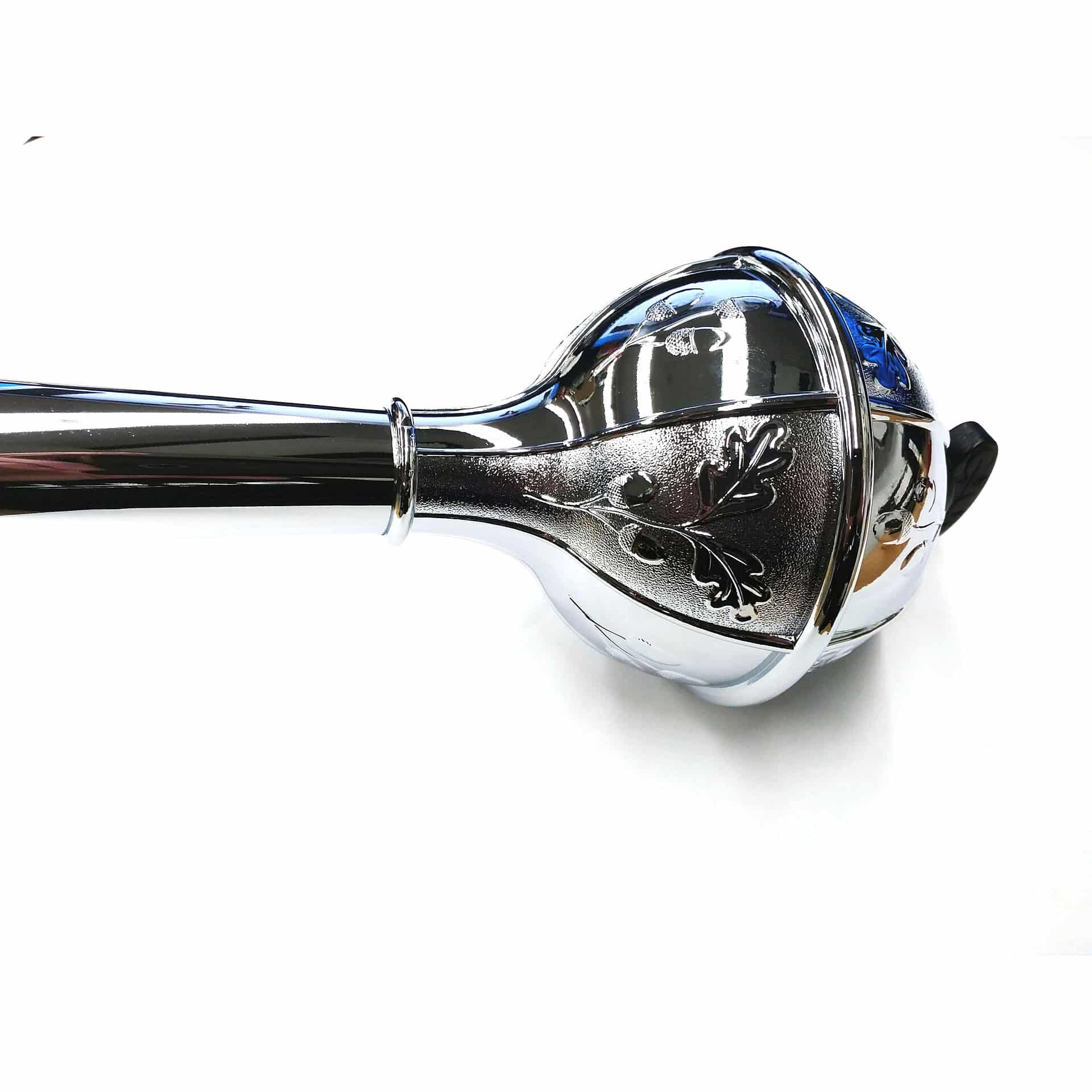  HMK 115 Tambourstab Rot-Weiß Erle Kunststoff / Metall verchromt 6