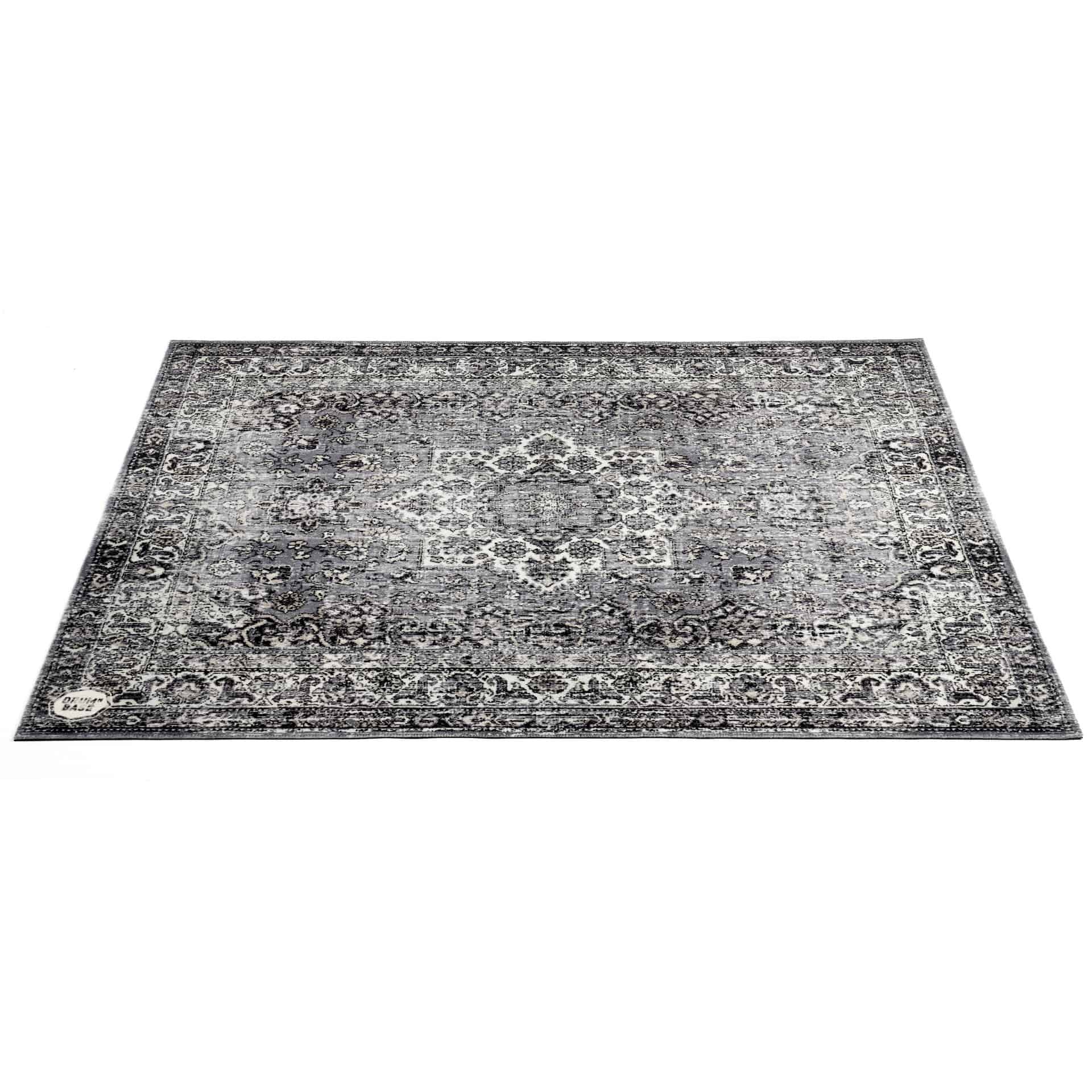 DRUMnBASE 185 x 160 cm Grey Vintage Persian Drum Mat