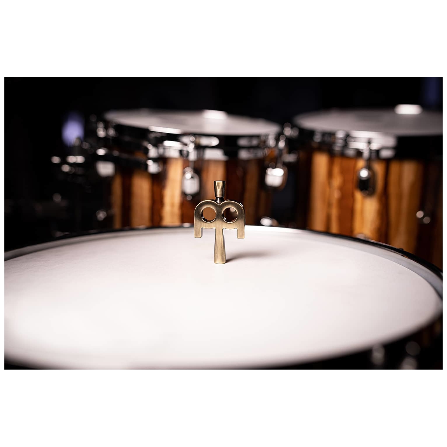 Meinl Stick Brush - Meinl Stick Brush SB510 Meinl Kinetic Drum Key, Antique Bronze Plate - 3