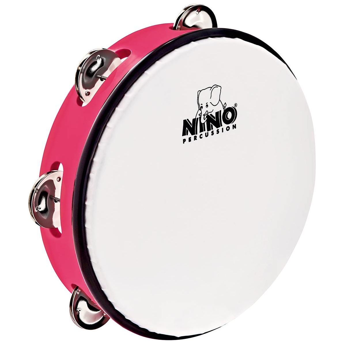 Nino Percussion - Nino Percussion 8 ABS Tambourine, Strawberry Pink
