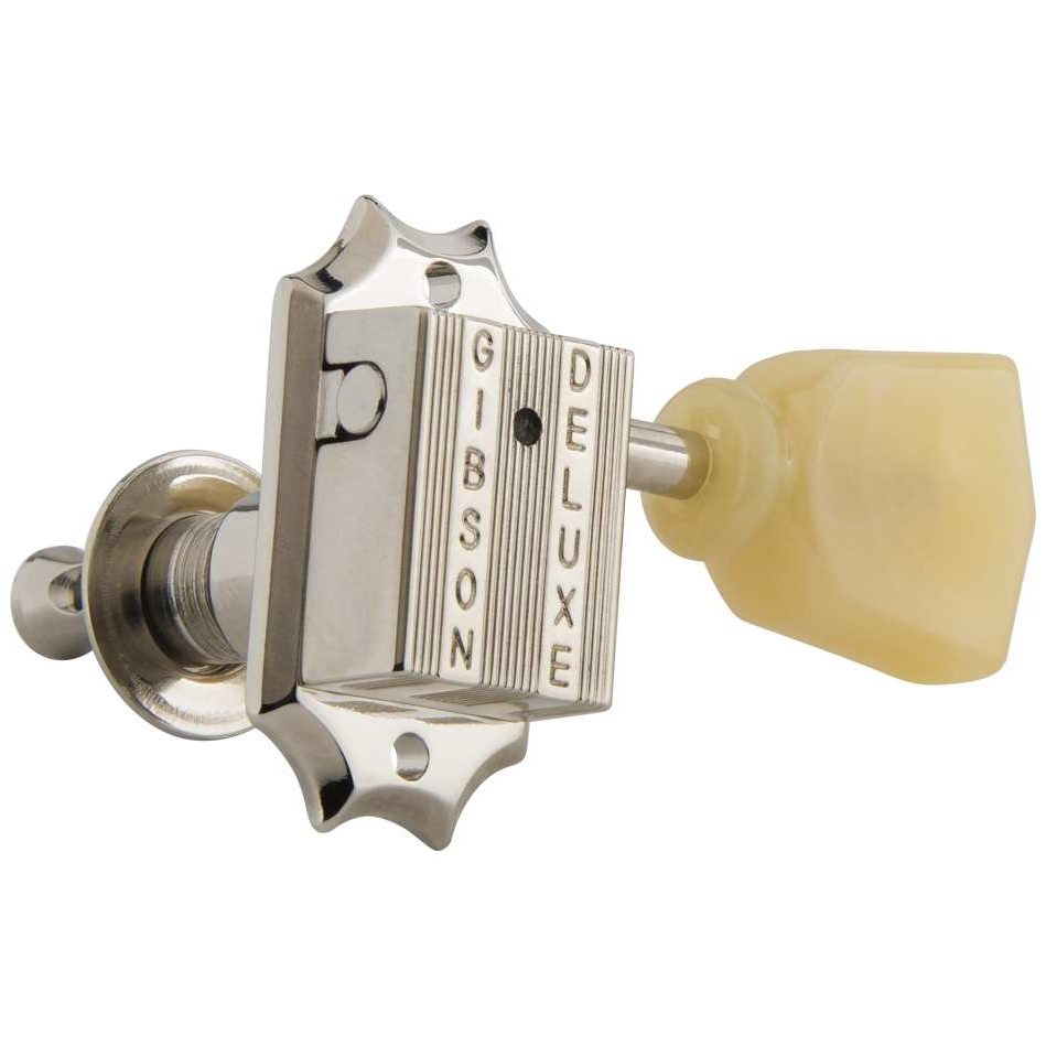 Gibson - Gibson PMMH-050 Vintage Nickel Machine Heads Yellow Buttons - 2