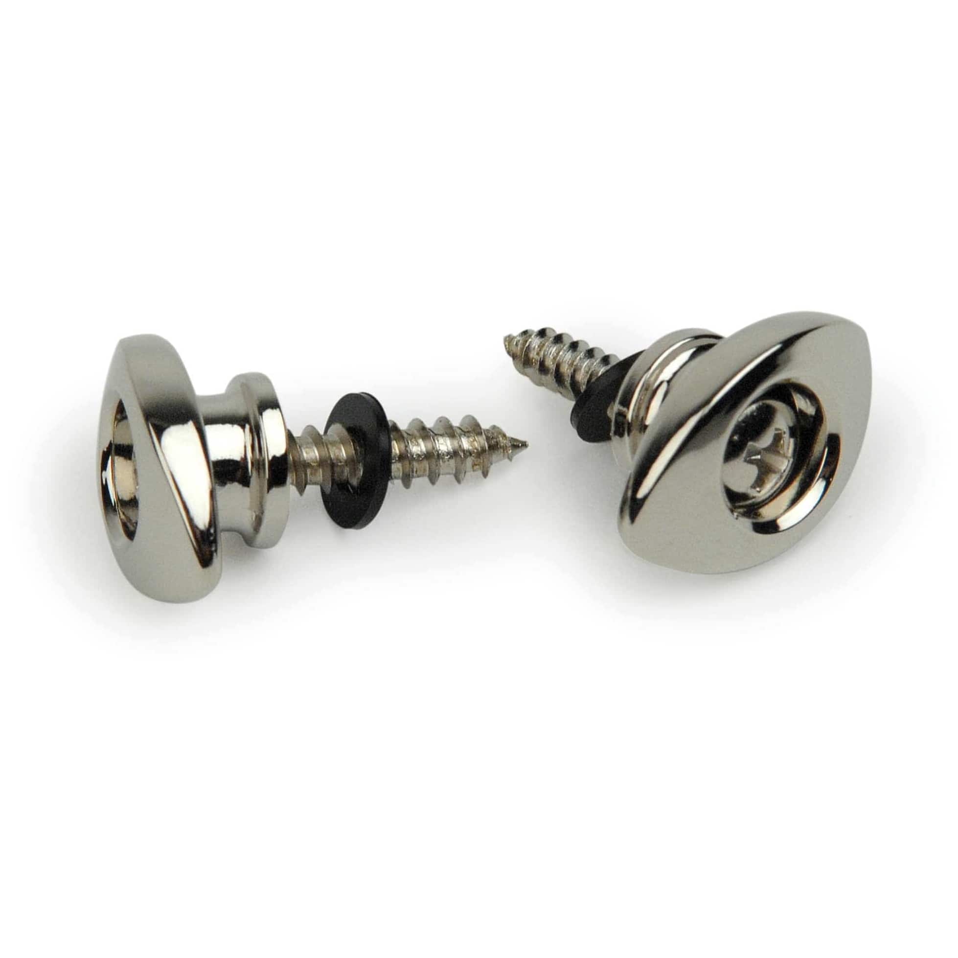 D’Addario - D’Addario PWEEP202 - Elliptical End Pins, Chrome - 1