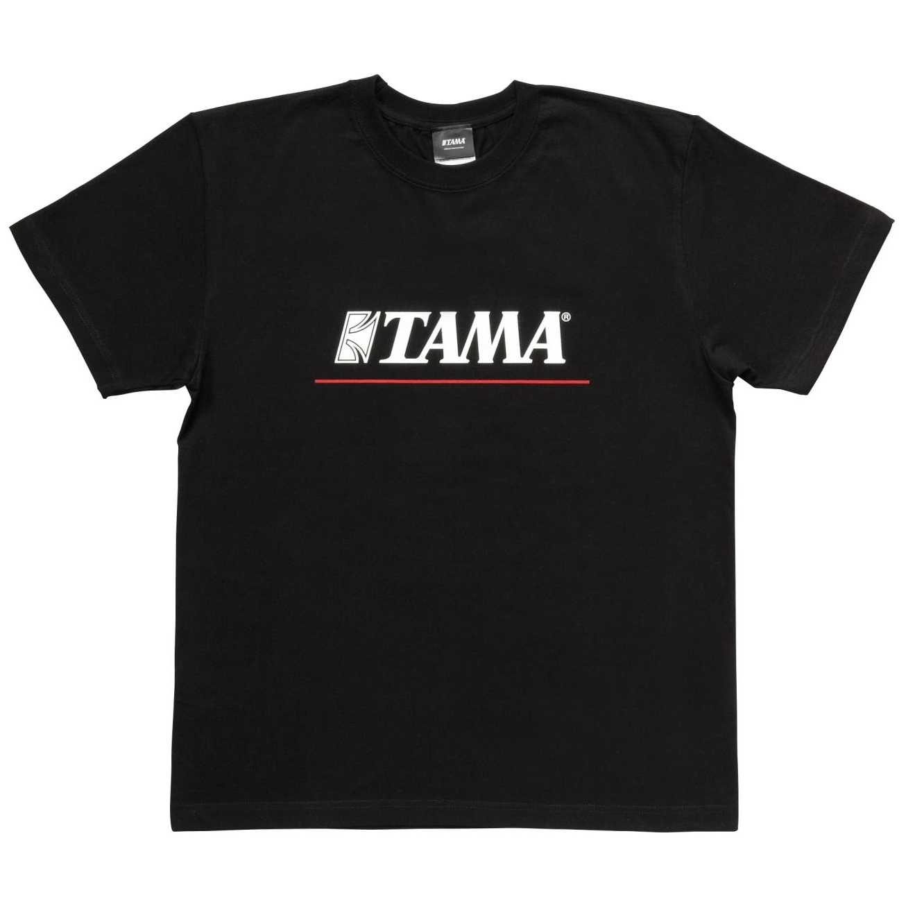 Image of Tama tamt004l t shirt logo  red line  schwarz  l 12000200 1