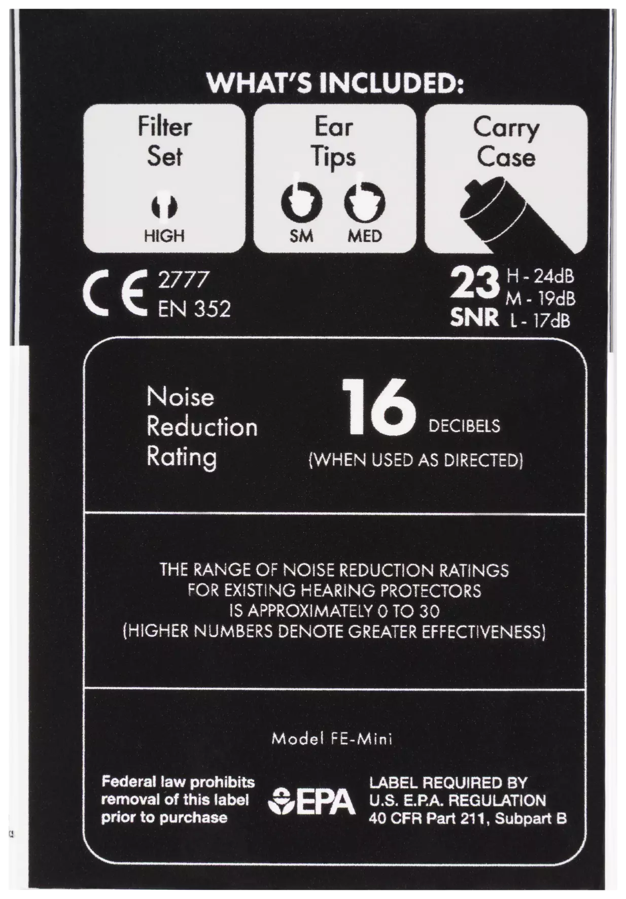 Fender Professional Hi-Fi Ear Plugs 4